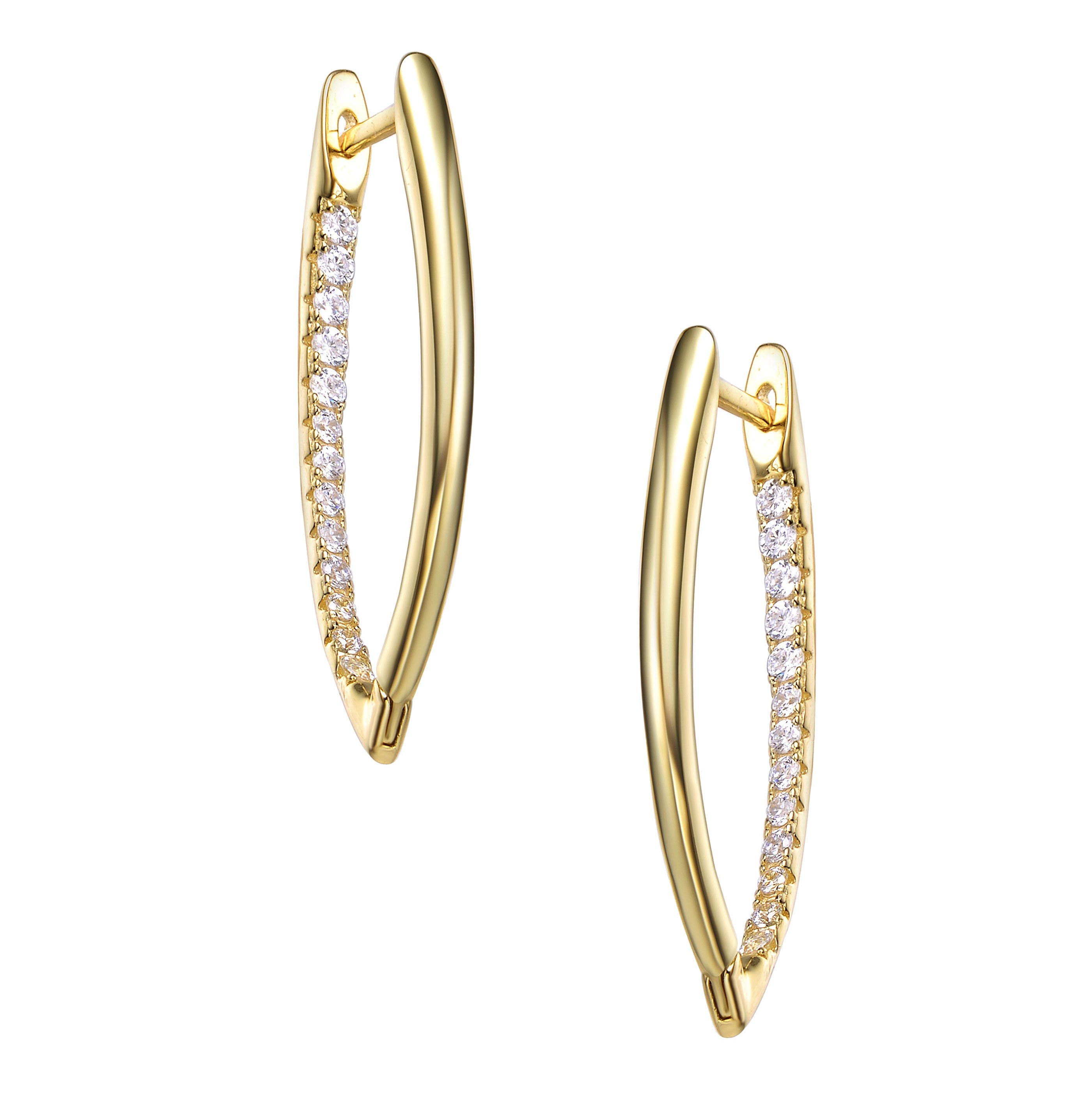 Cléo Paris Marquise Hoop Earrings GENEVIVE