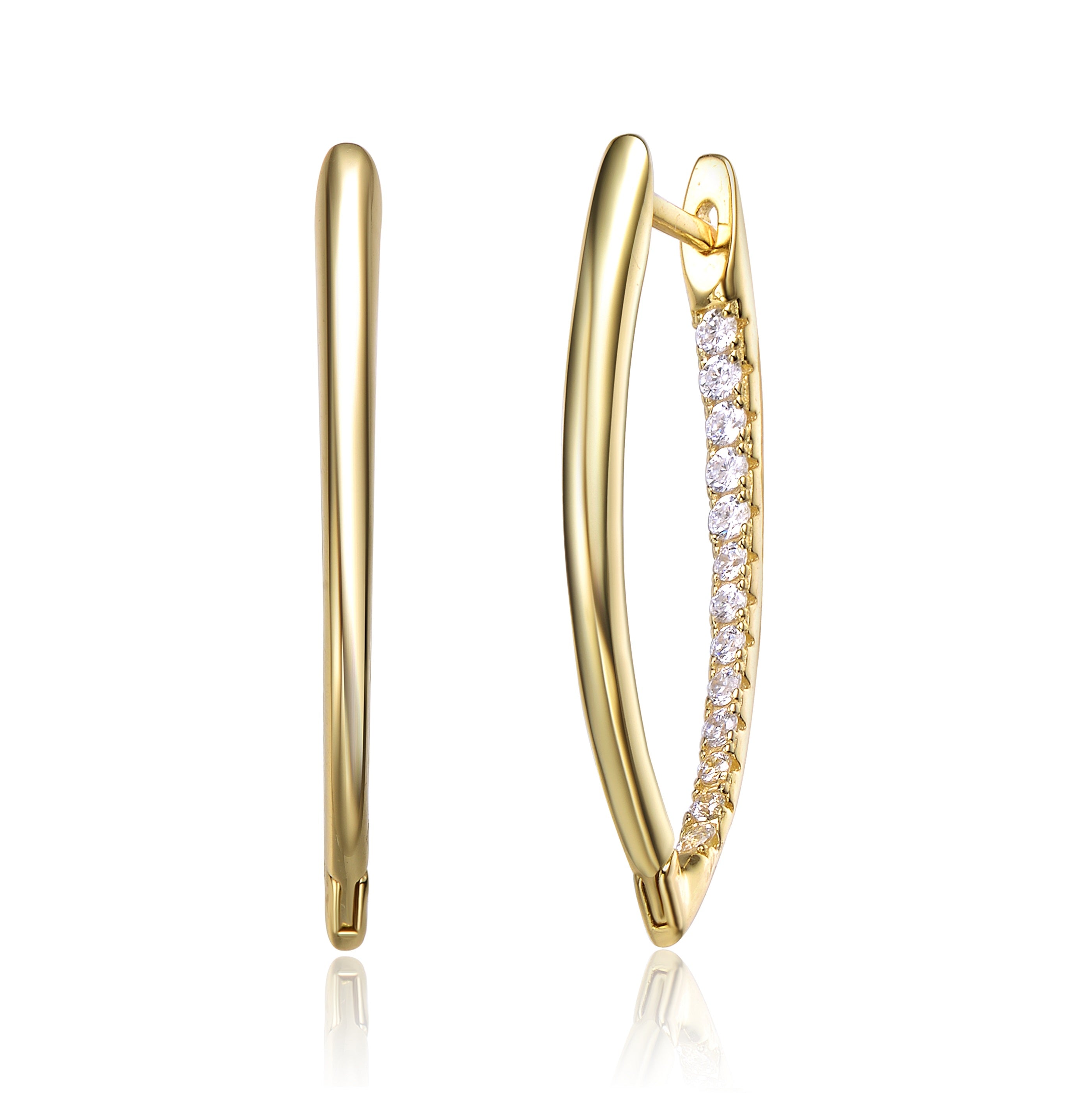 Cléo Paris Marquise Hoop Earrings GENEVIVE
