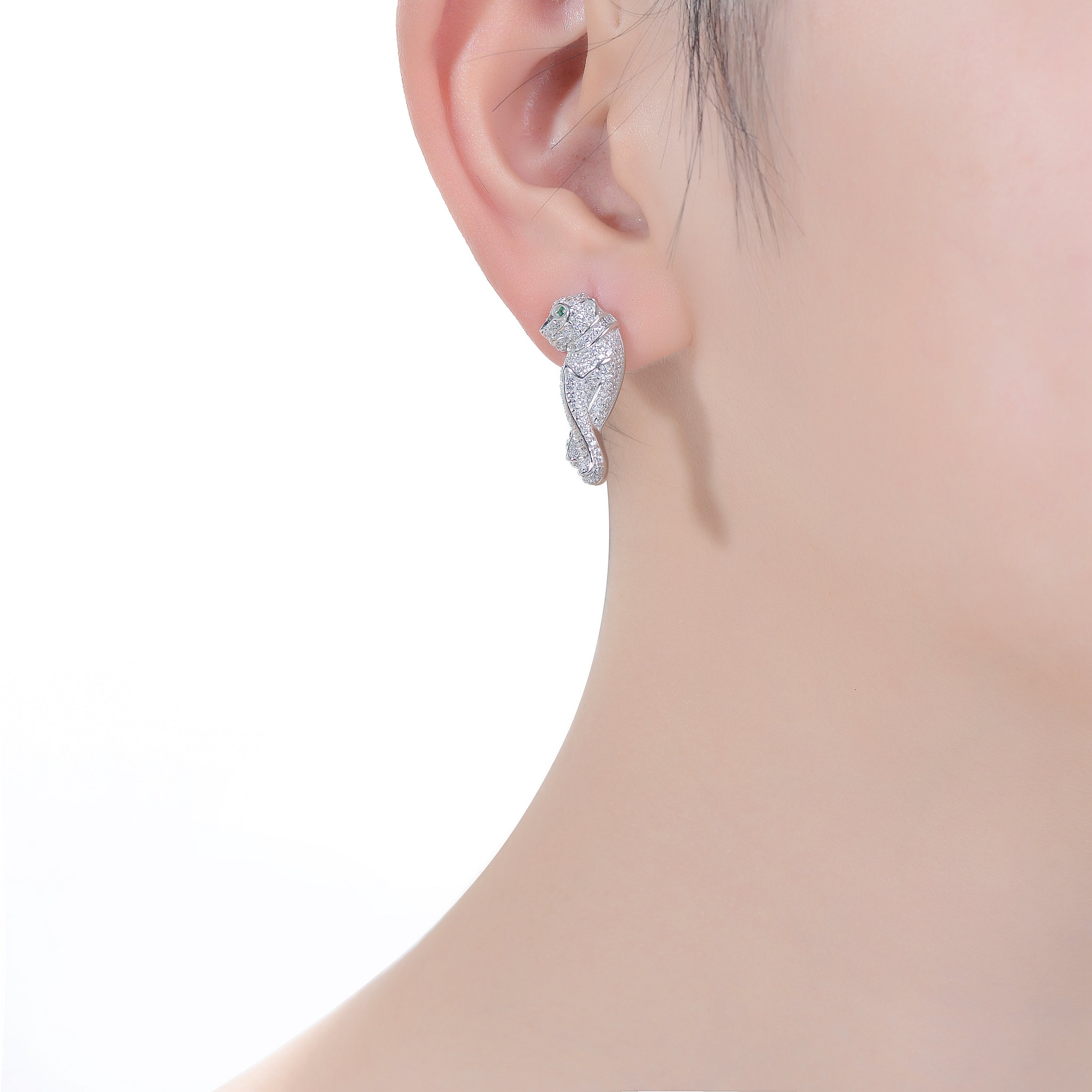 Noémie Panther Limited Edition Earrings GENEVIVE