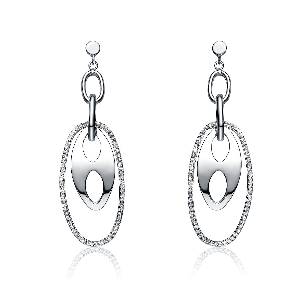 Justine Multi Oval Earrings GENEVIVE