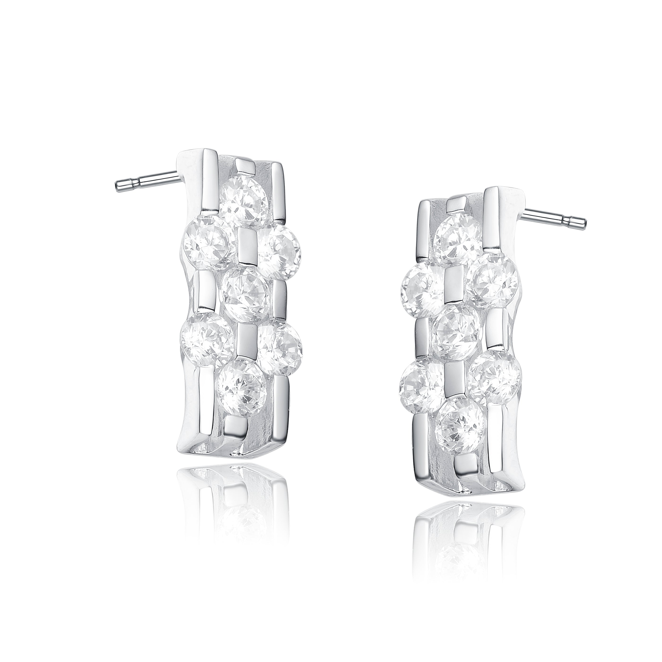 Audrey Seven Stone Earrings GENEVIVE