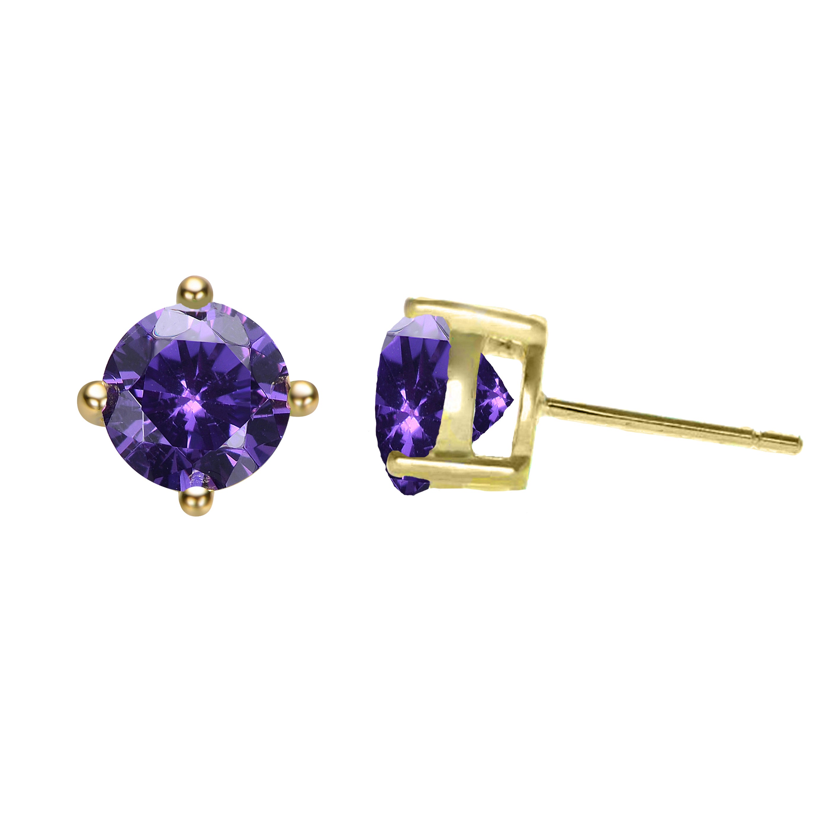 Marie Couture Birthstone Solitaire Earrings GENEVIVE