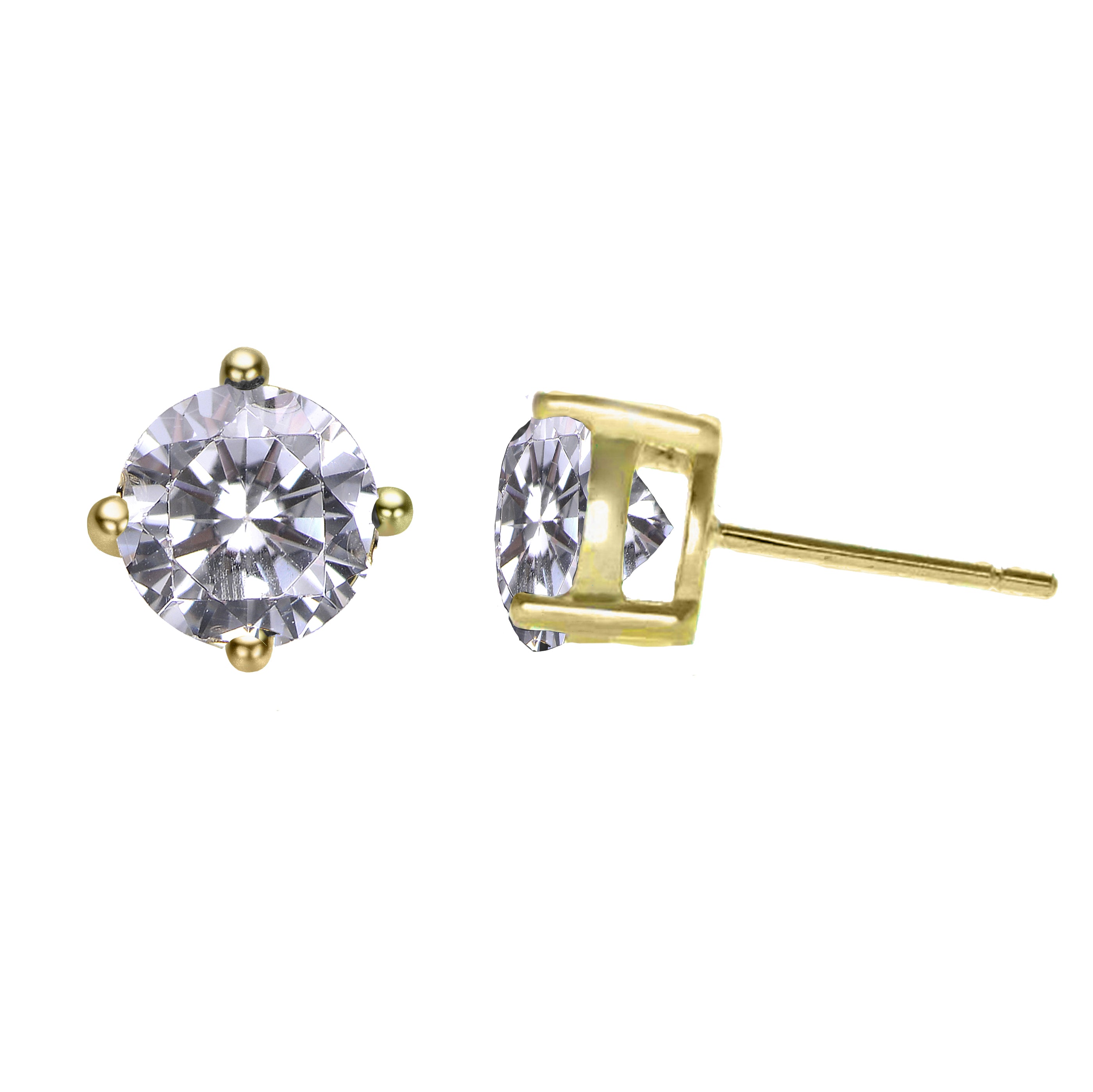 Marie Couture Birthstone Solitaire Earrings GENEVIVE