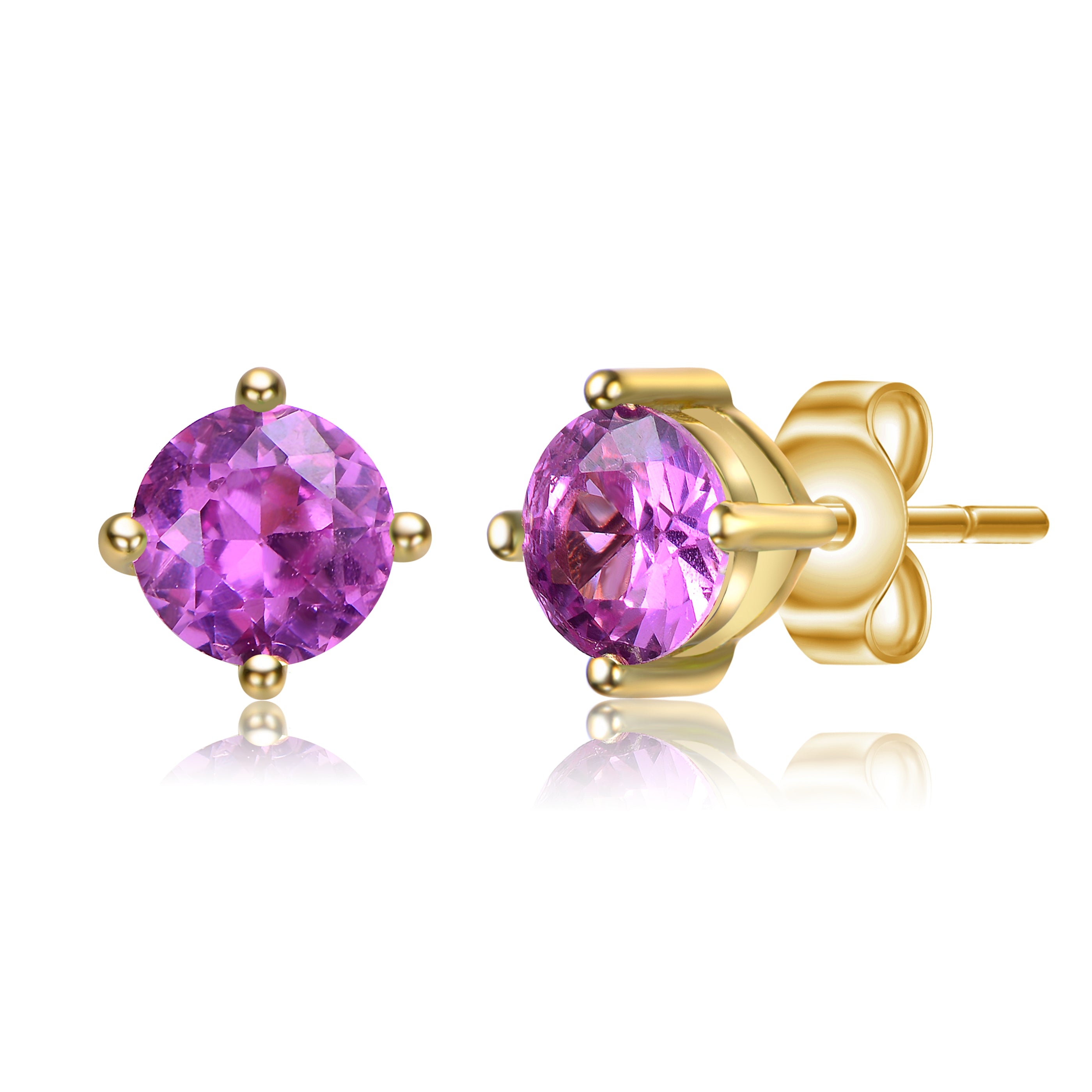 Marie Couture Birthstone Solitaire Earrings GENEVIVE