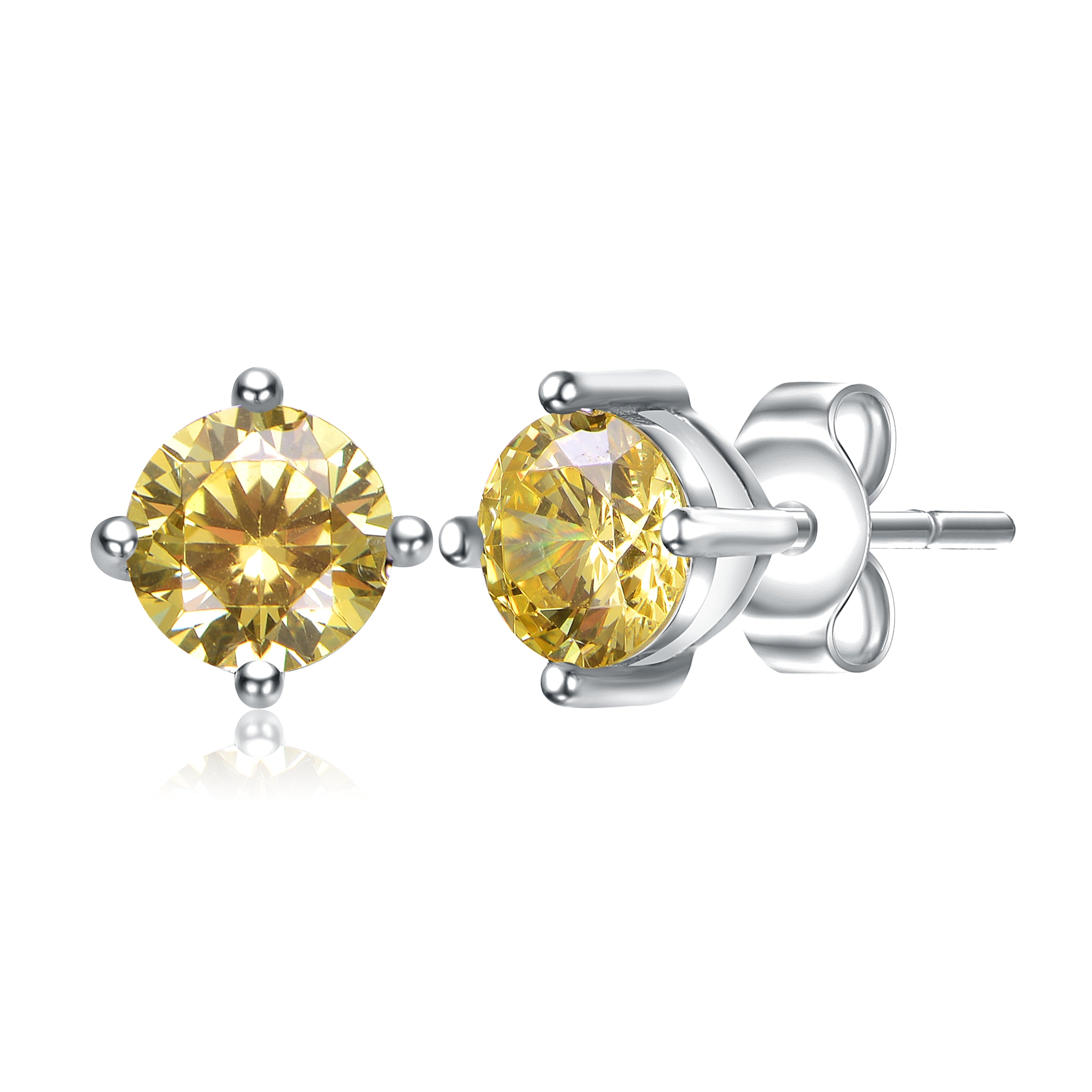 Marie Couture Birthstone Solitaire Earrings GENEVIVE