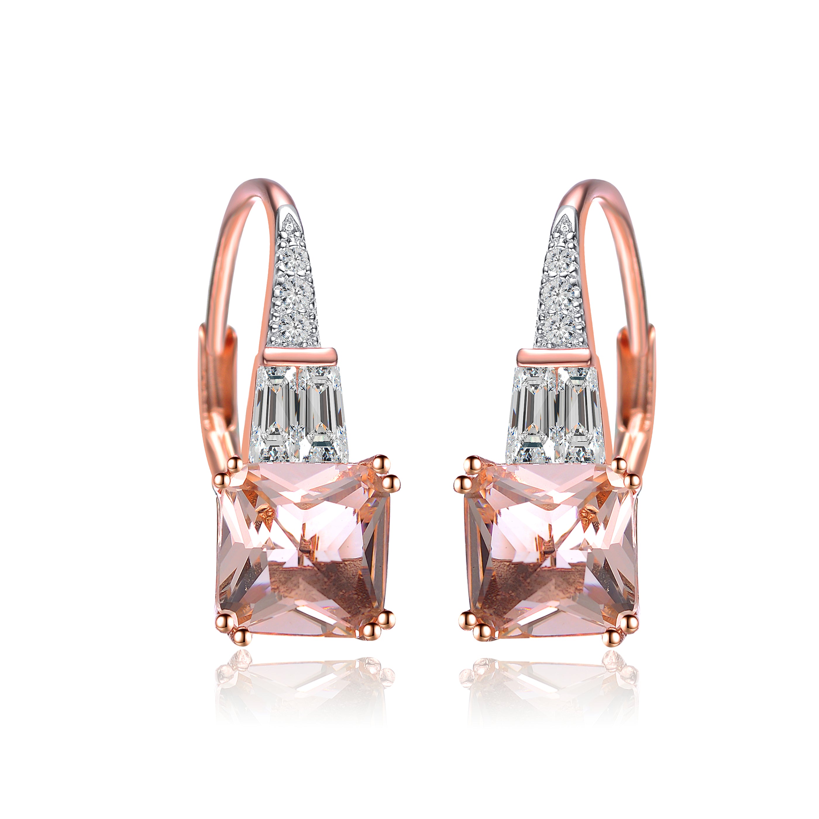Renée Champagne Dangle Earrings Genevive