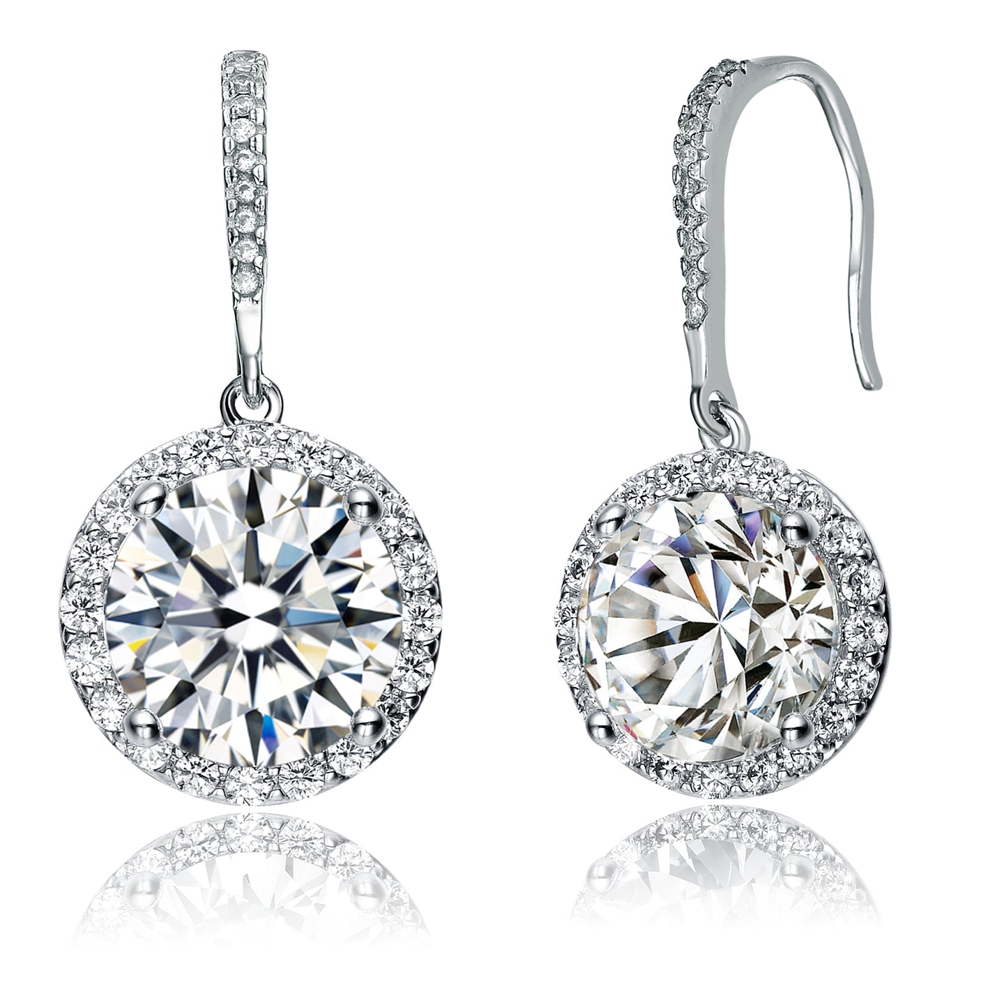 Marie Classic Circle Drop Earrings GENEVIVE