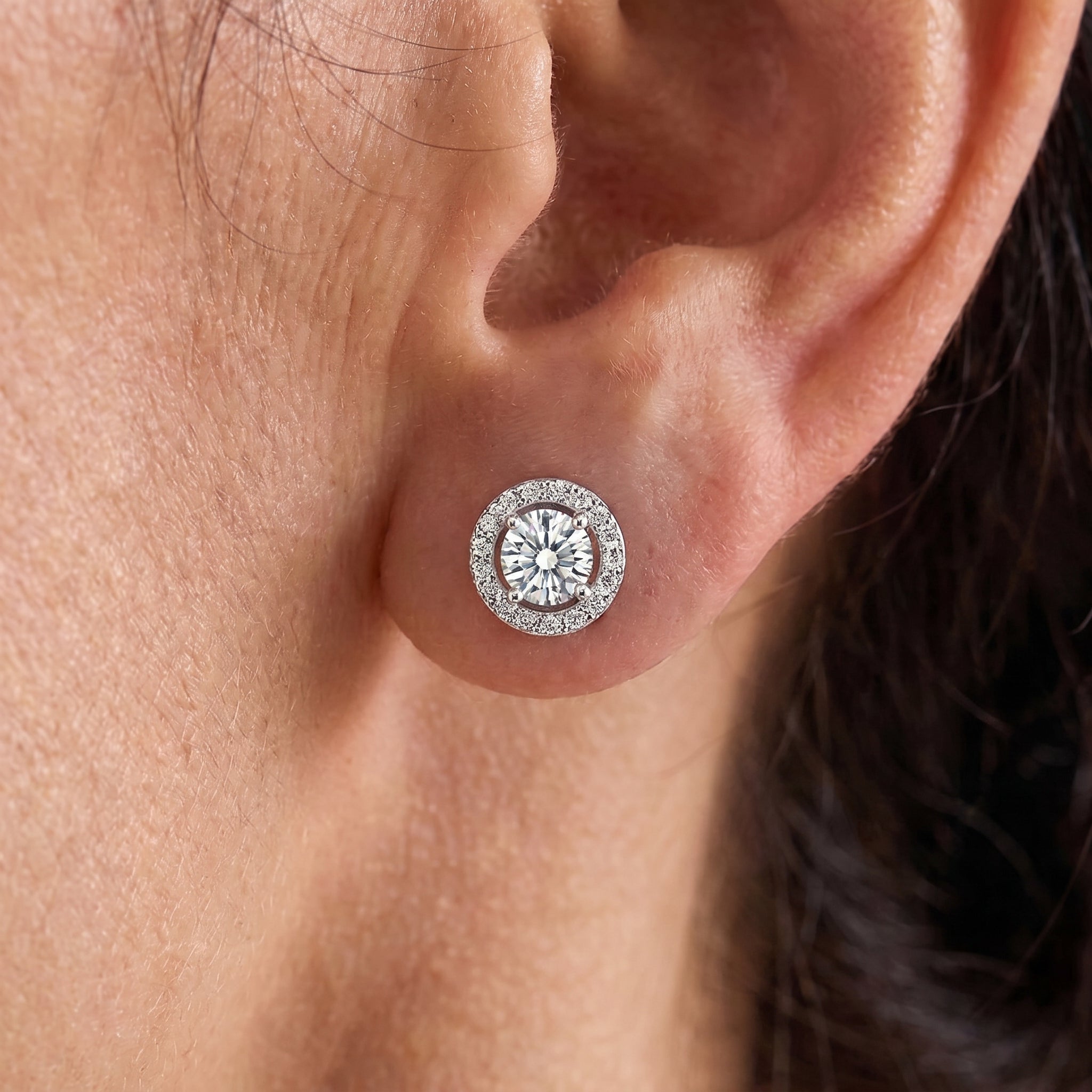 Marceline Round Stud Earring GENEVIVE