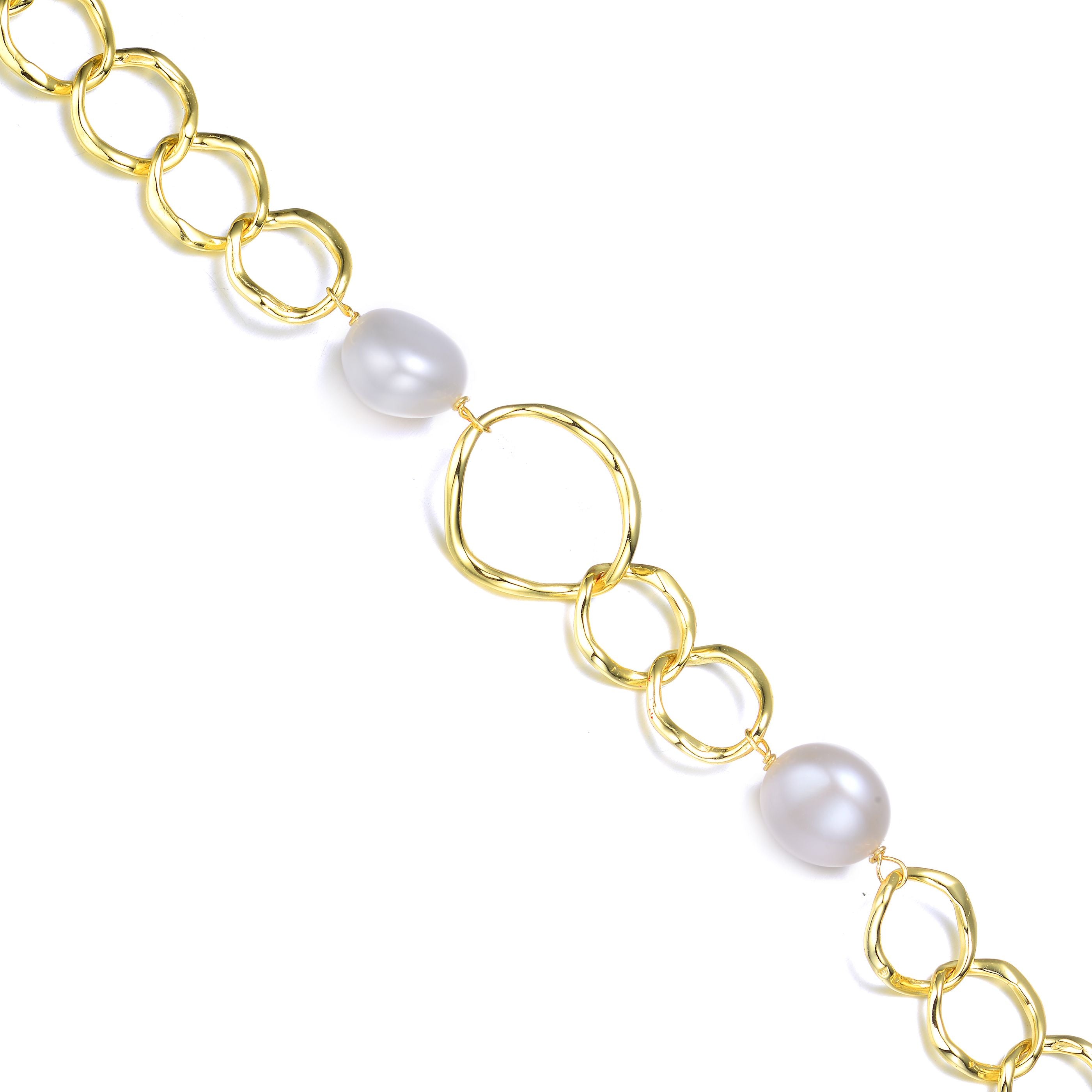 Jacqueline Freshwater Pearl Chain Bracelet GENEVIVE