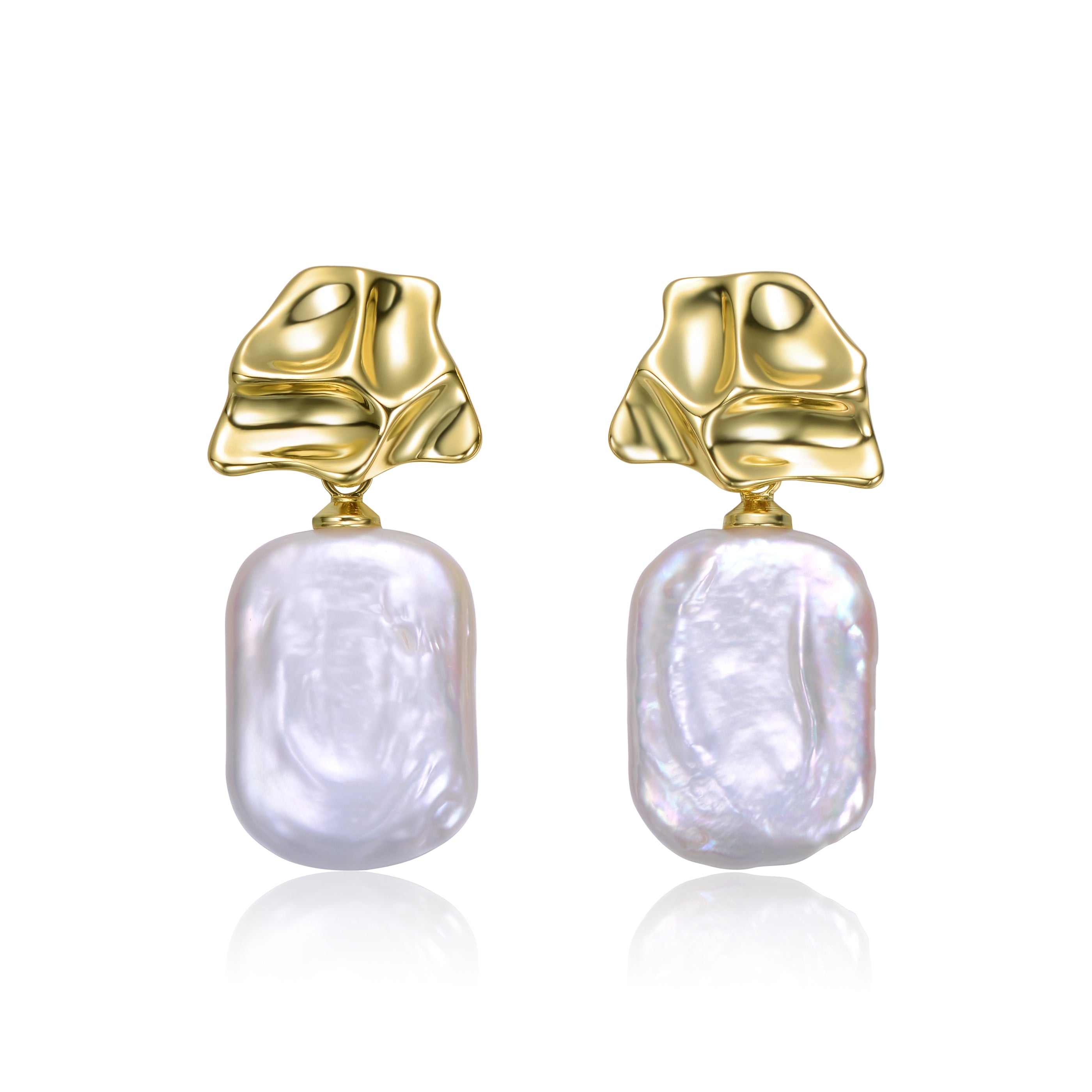 Coralie Boho Couture Pearl Dangle Earrings GENEVIVE