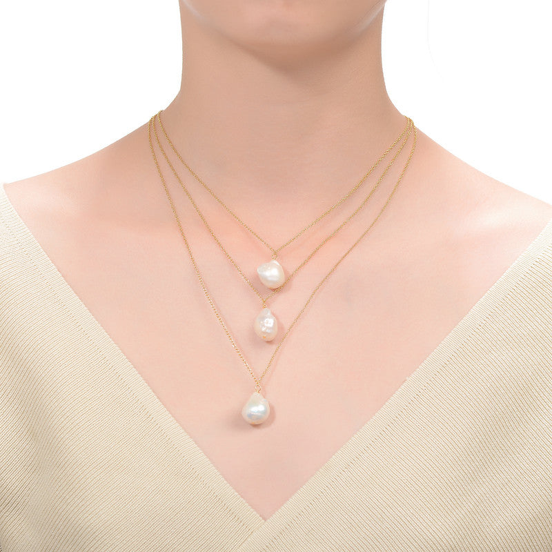 Marceline Maxi Pearl Necklace GENEVIVE