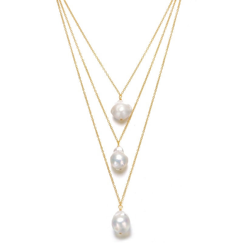 Marceline Maxi Pearl Necklace GENEVIVE