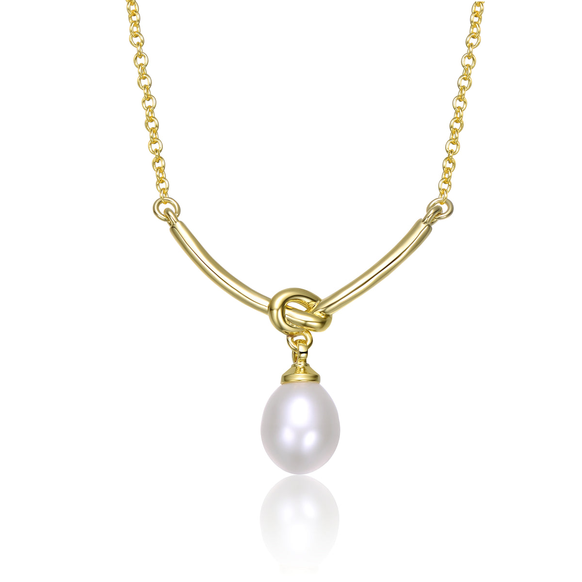 Juliette Pearl Couture Y-Shapped Necklace – GENEVIVE
