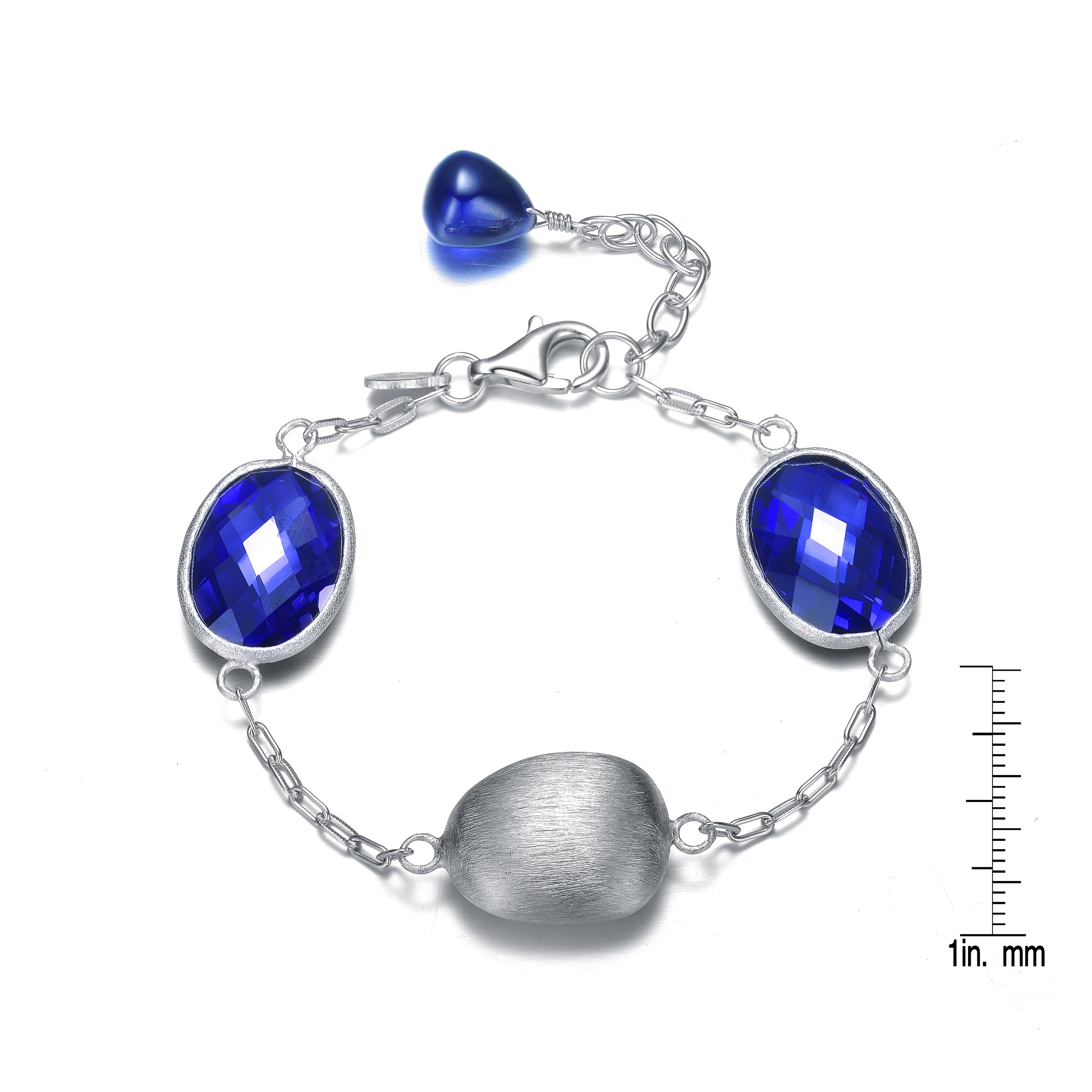 Emma Blue Cubic Zirconia Bracelet GENEVIVE