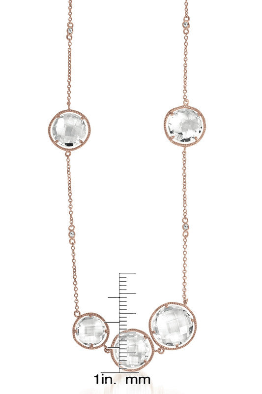 Emma Quartz Necklace GENEVIVE