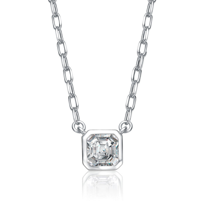 Marie Vilette Square Chain Necklace GENEVIVE
