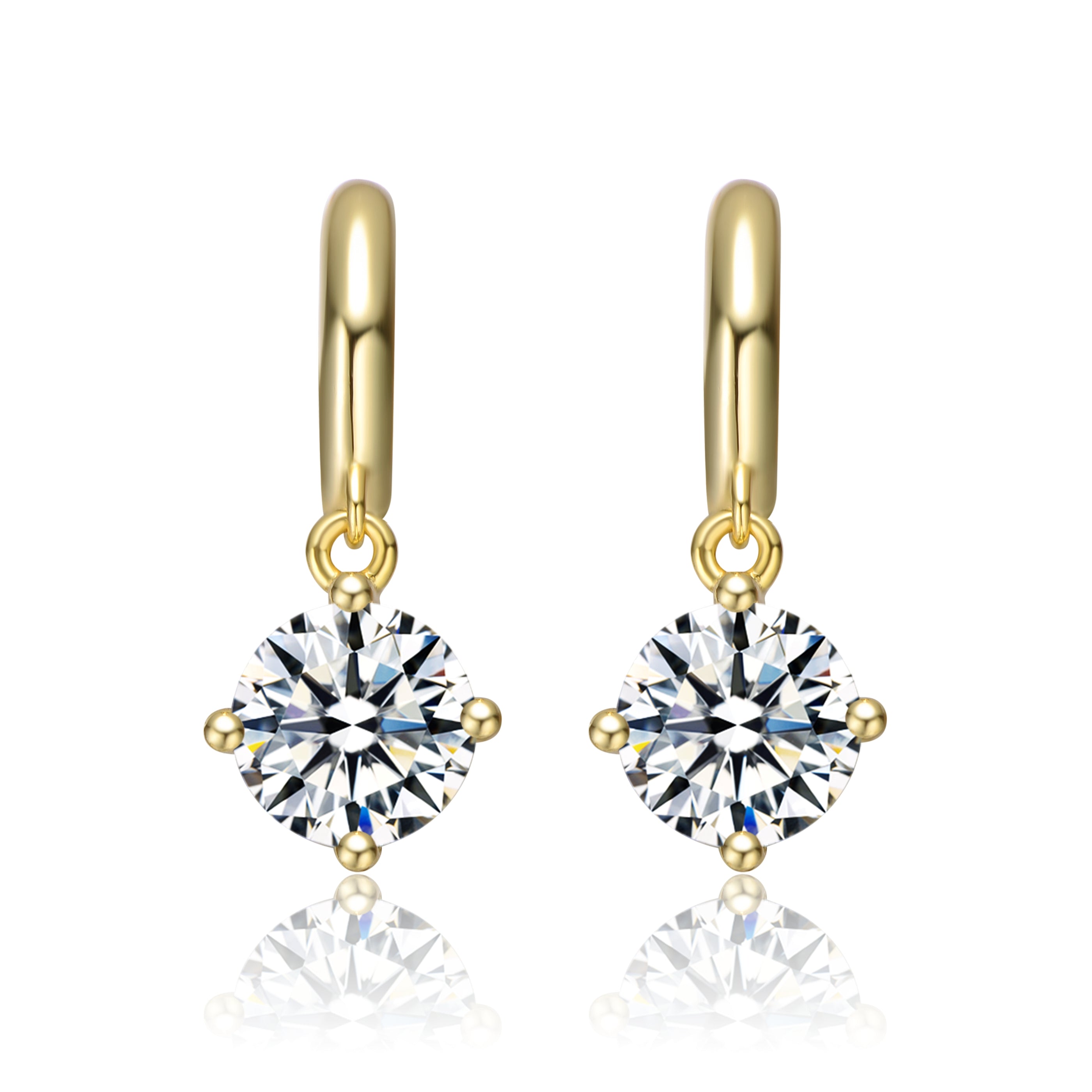 Isabelle C-Hoop Dangle Earrings GENEVIVE
