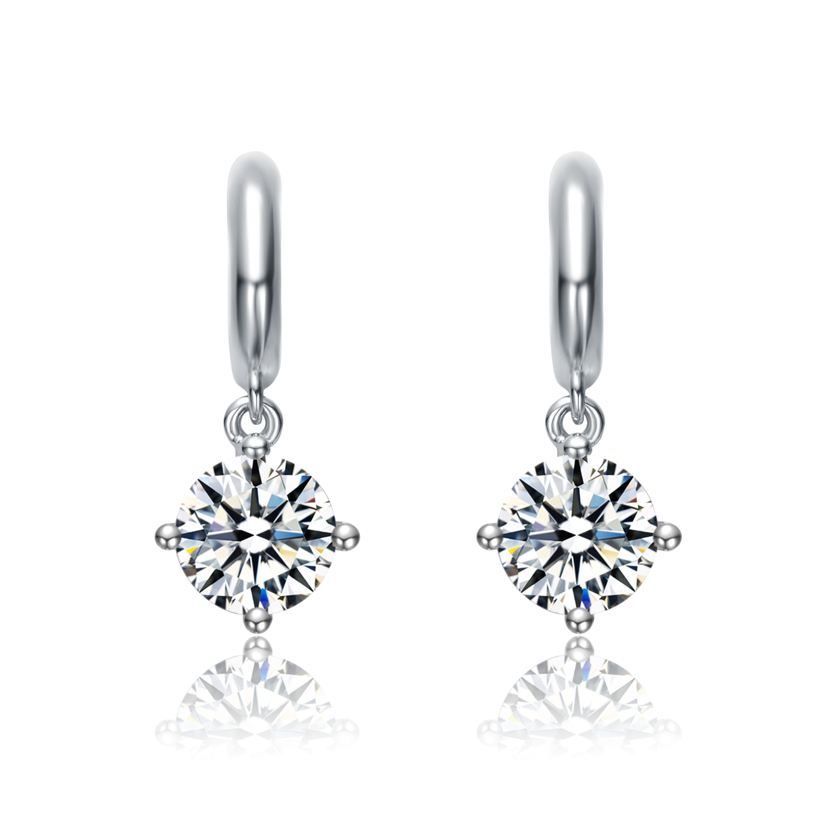 Isabelle C-Hoop Dangle Earrings GENEVIVE