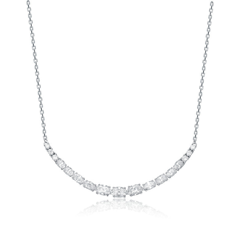 Helene Curved-Bar Collier Necklace GENEVIVE