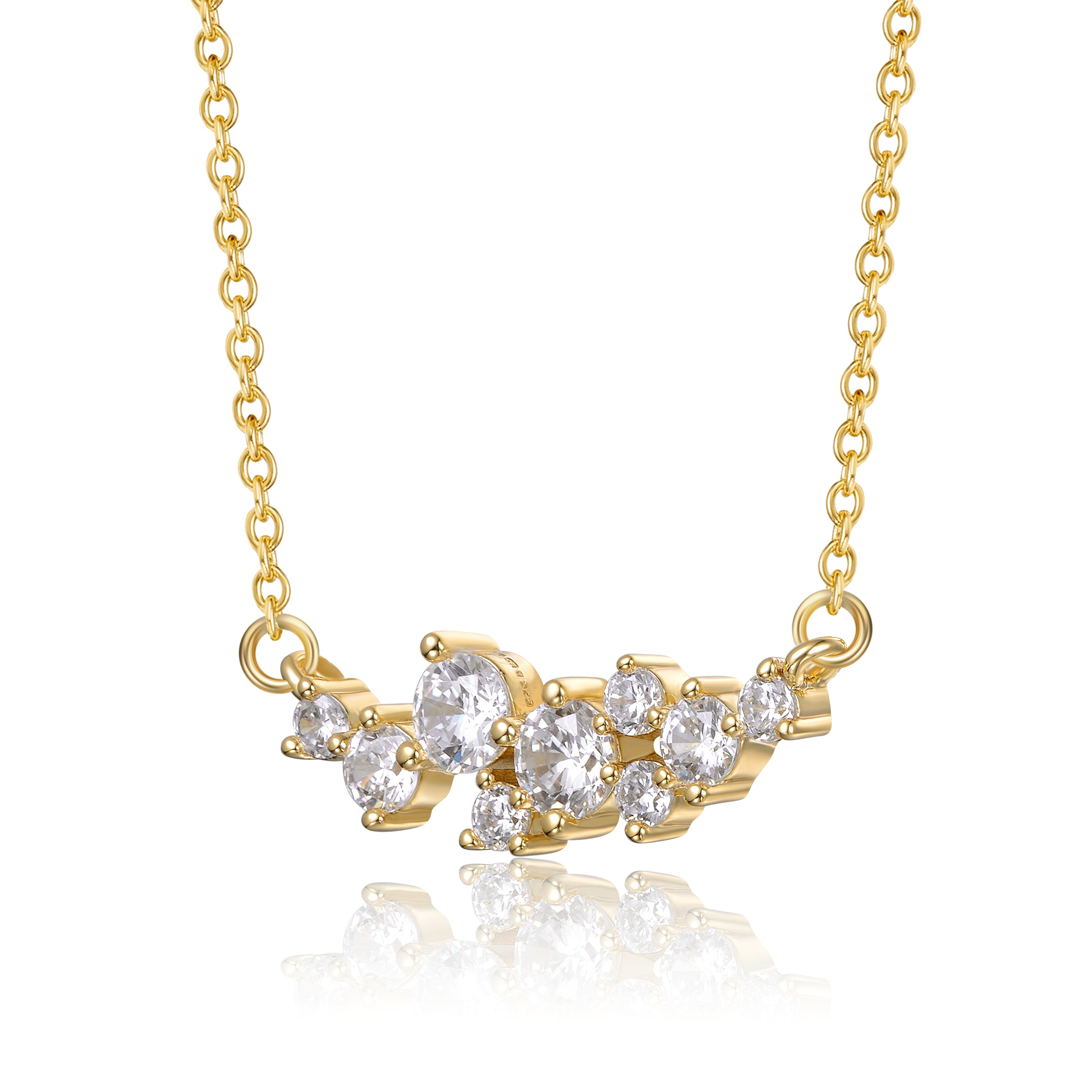 Provence Couture Moissanite Dainty Pendant Necklace GENEVIVE