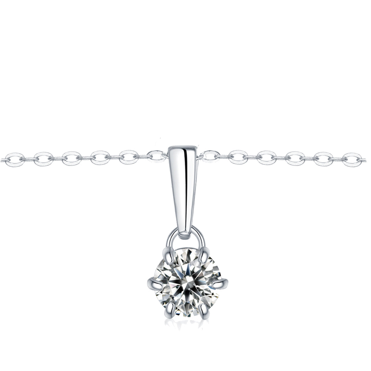Simone Drop Solitaire Pendant Necklace GENEVIVE