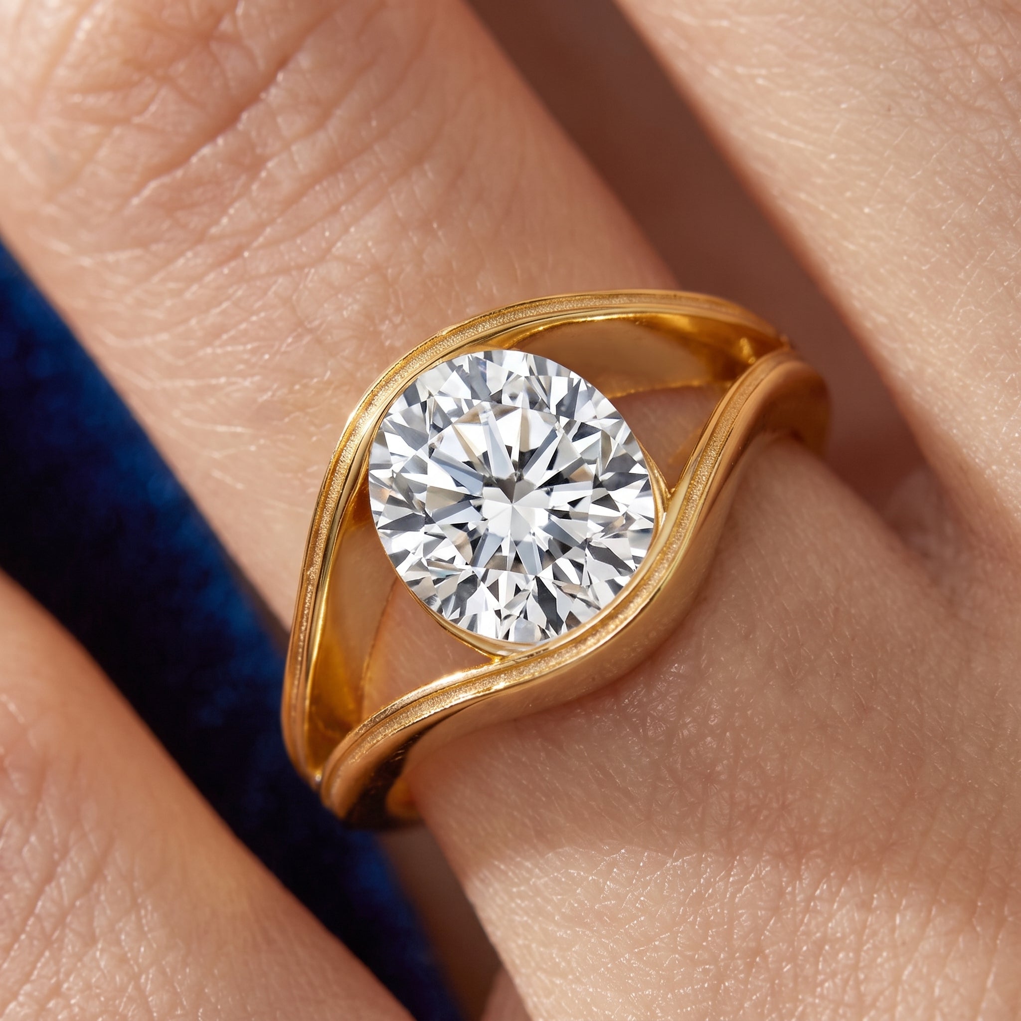 Louise Moissanite Engagement Ring GENEVIVE