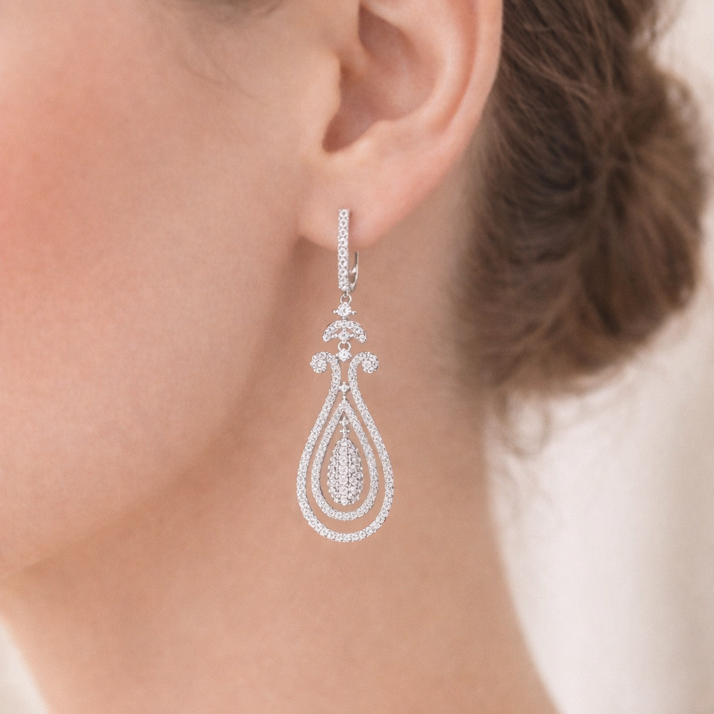 Montfort Julienne Teardrop Limited Edition Earrings Genevive