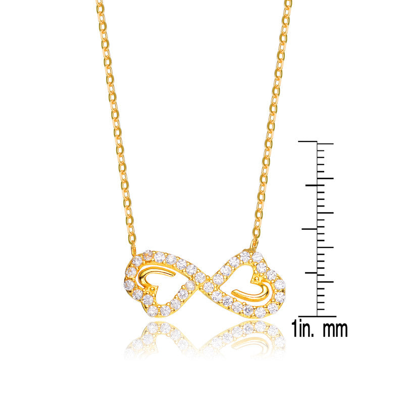 Charlotte Bow Infinity Necklace GENEVIVE
