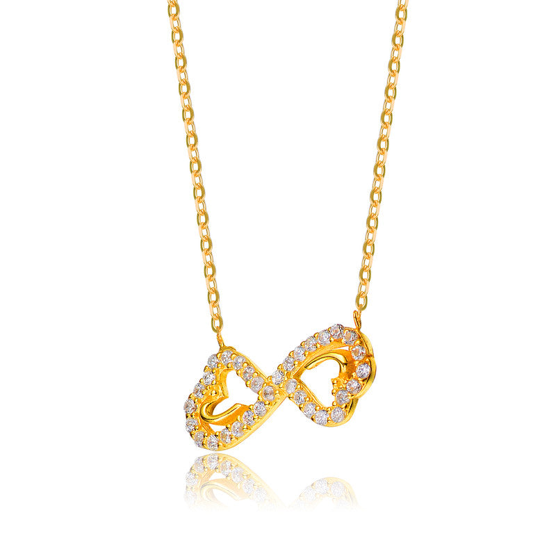Charlotte Bow Infinity Necklace GENEVIVE