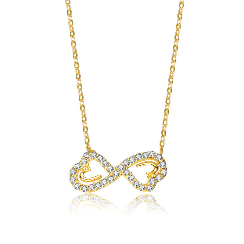 Charlotte Bow Infinity Necklace GENEVIVE