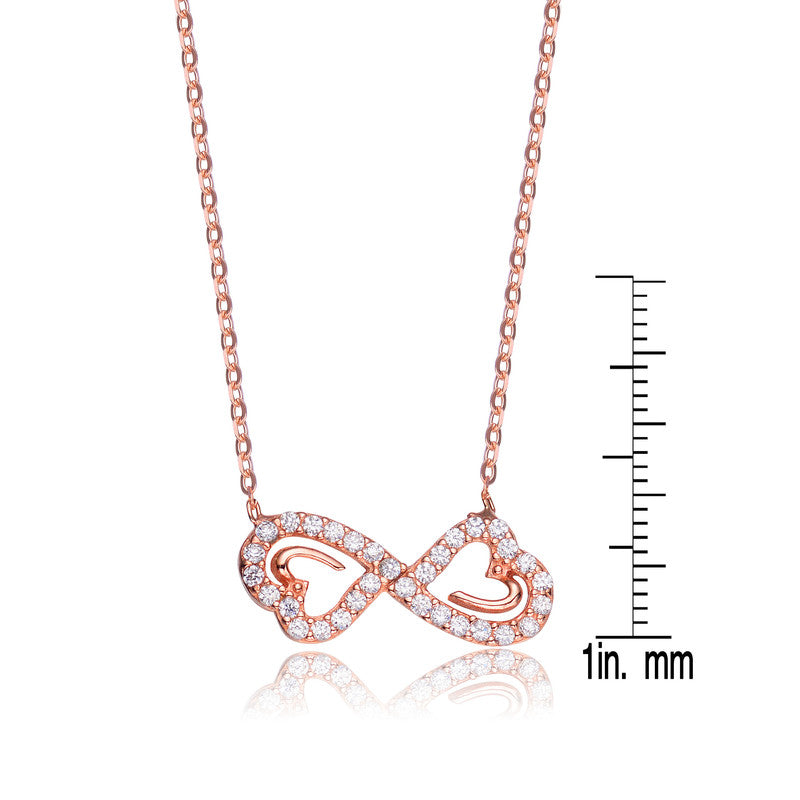 Charlotte Bow Infinity Necklace GENEVIVE