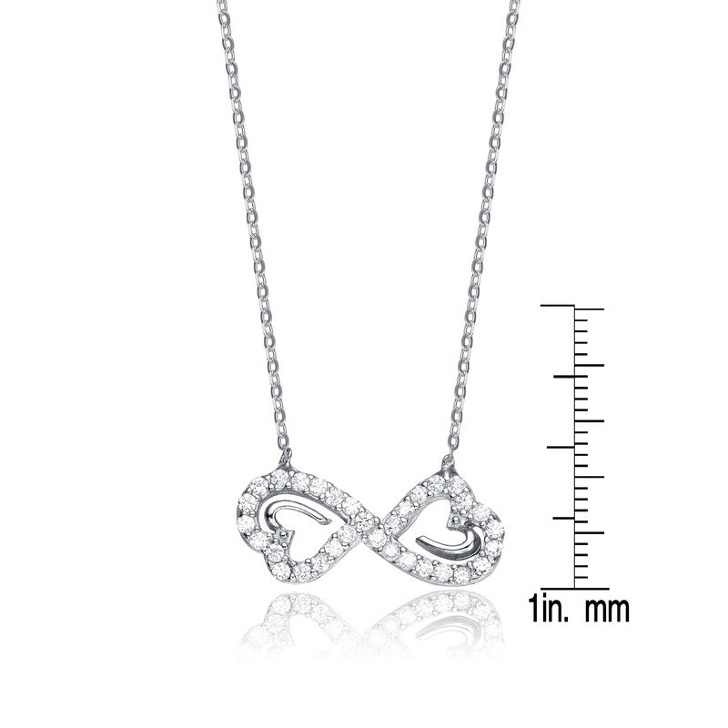 Charlotte Bow Infinity Necklace GENEVIVE
