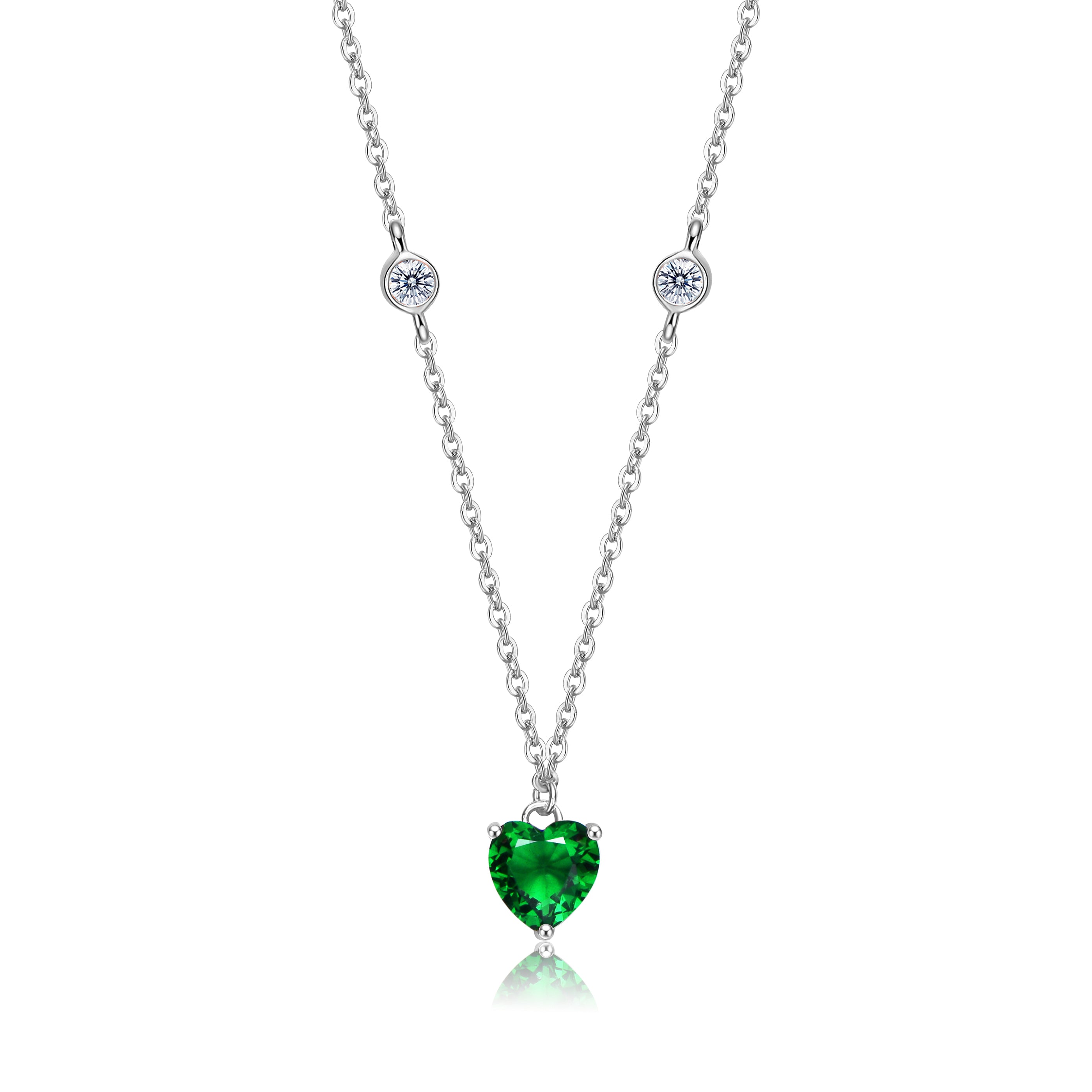 Charlène Heart Necklace GENEVIVE