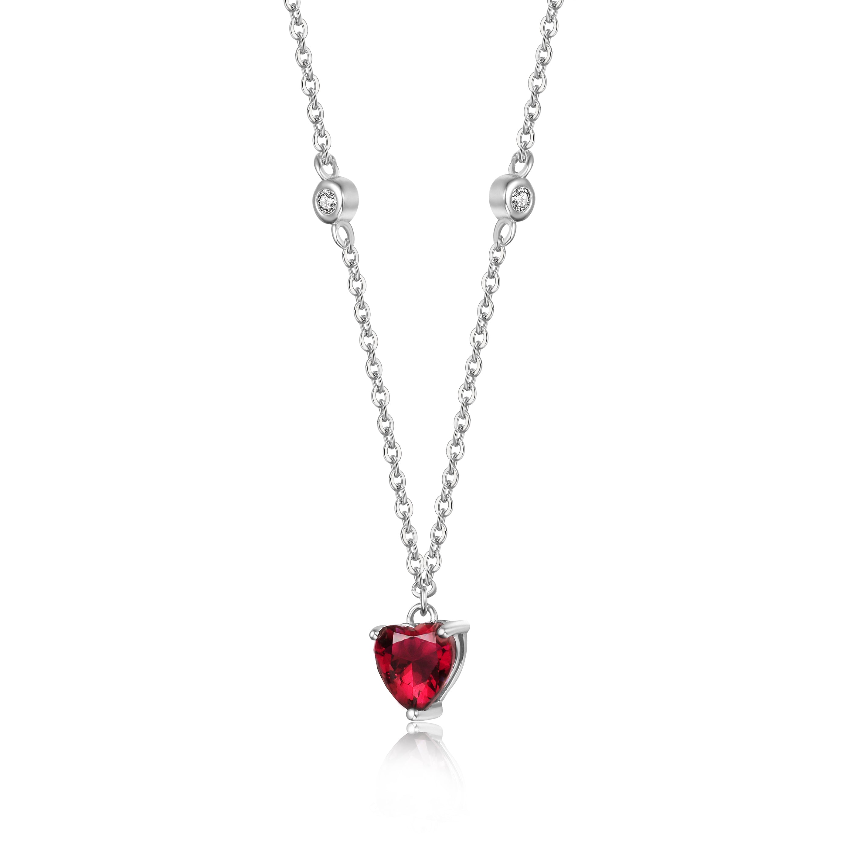 Charlène Heart Necklace GENEVIVE
