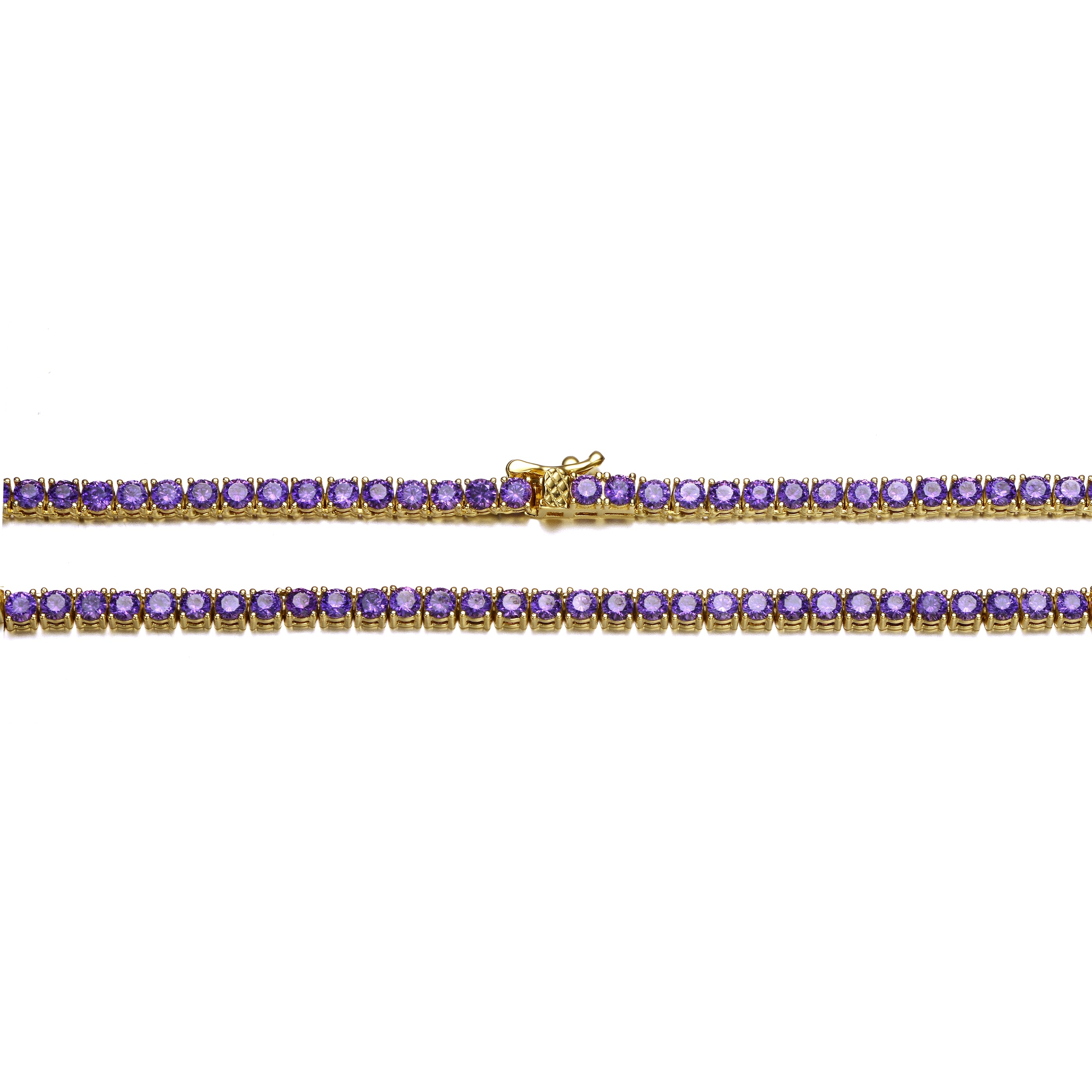 Eloise Midi 3MM Tennis Necklace GENEVIVE