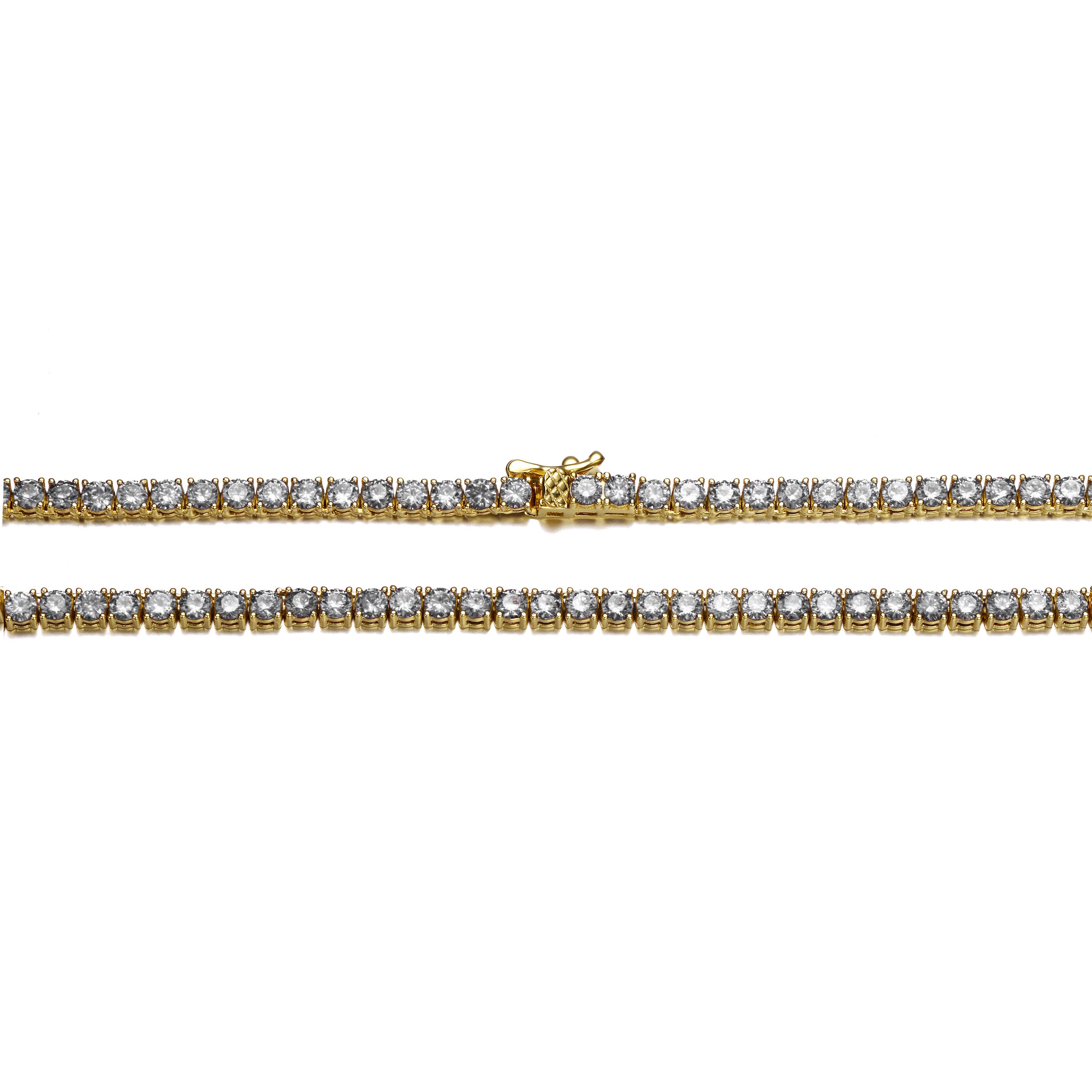 Eloise Midi 3MM Tennis Necklace GENEVIVE