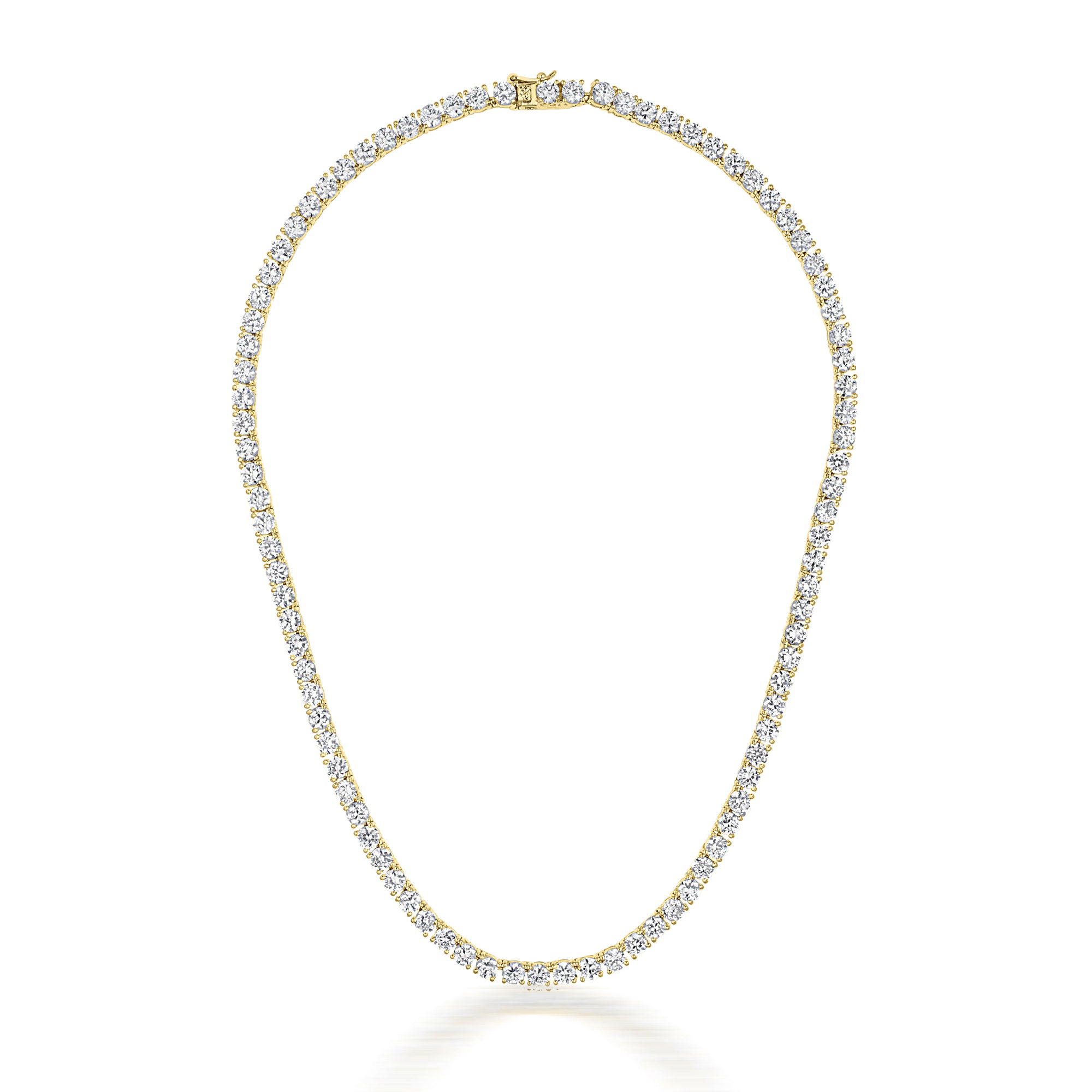 Eloise Midi 3MM Tennis Necklace GENEVIVE