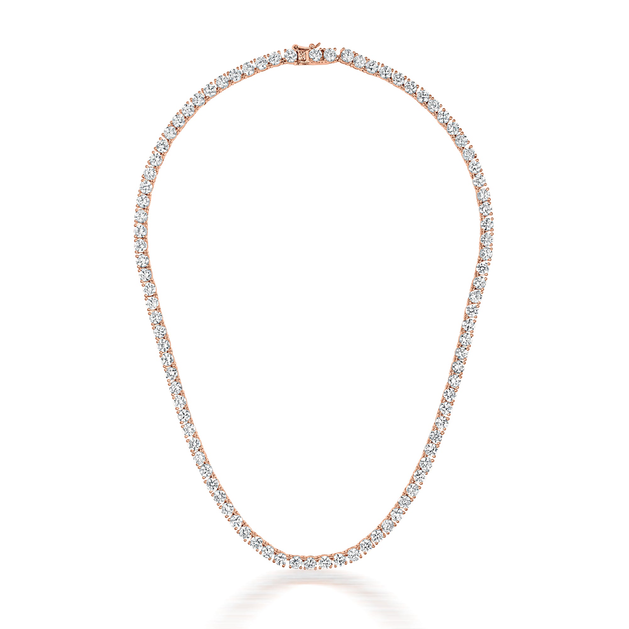 Eloise Midi 3MM Tennis Necklace GENEVIVE