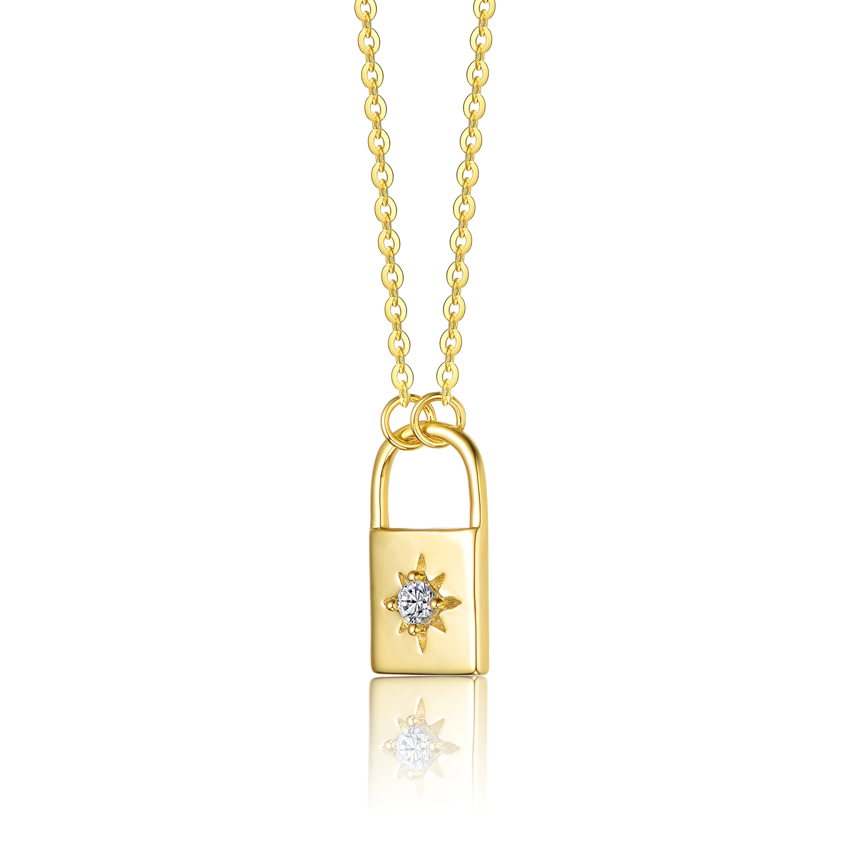 Juliette Love Lock Paris Modern Necklace GENEVIVE