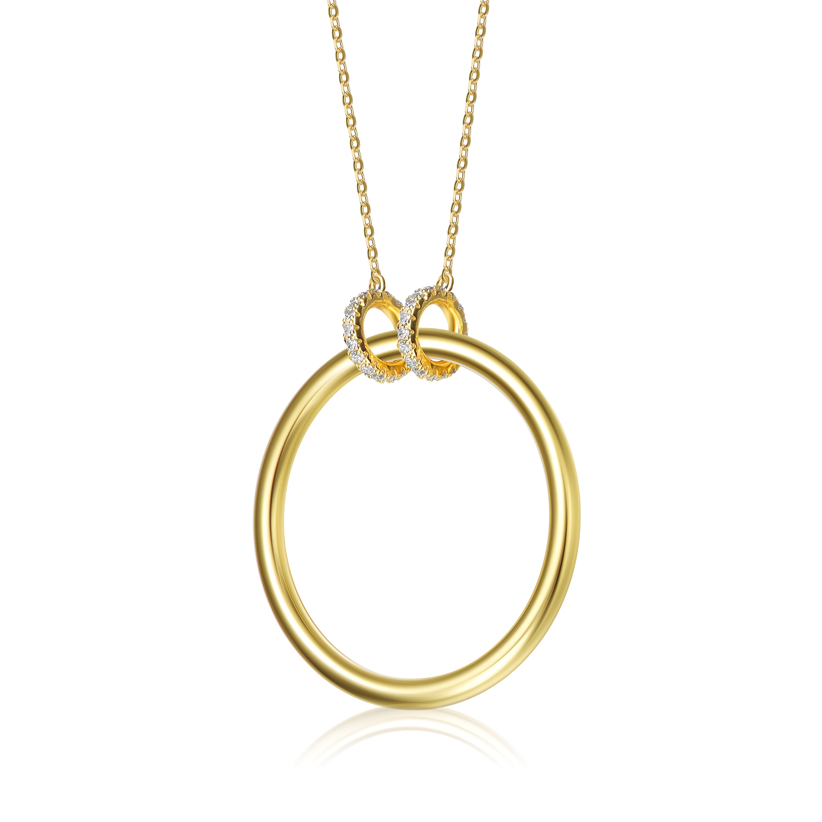 Triomphe Triple Circle Necklace GENEVIVE