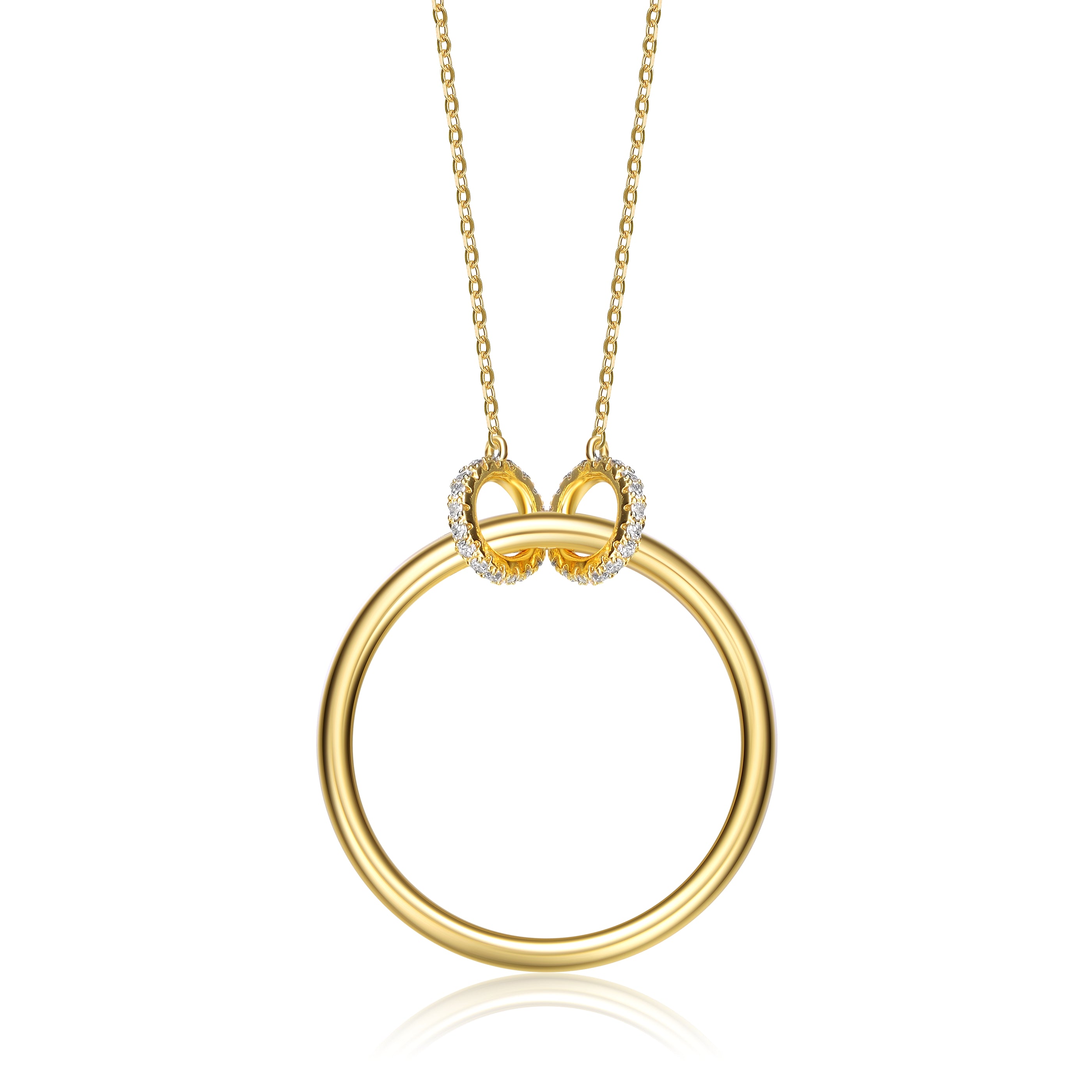 Triomphe Triple Circle Necklace GENEVIVE