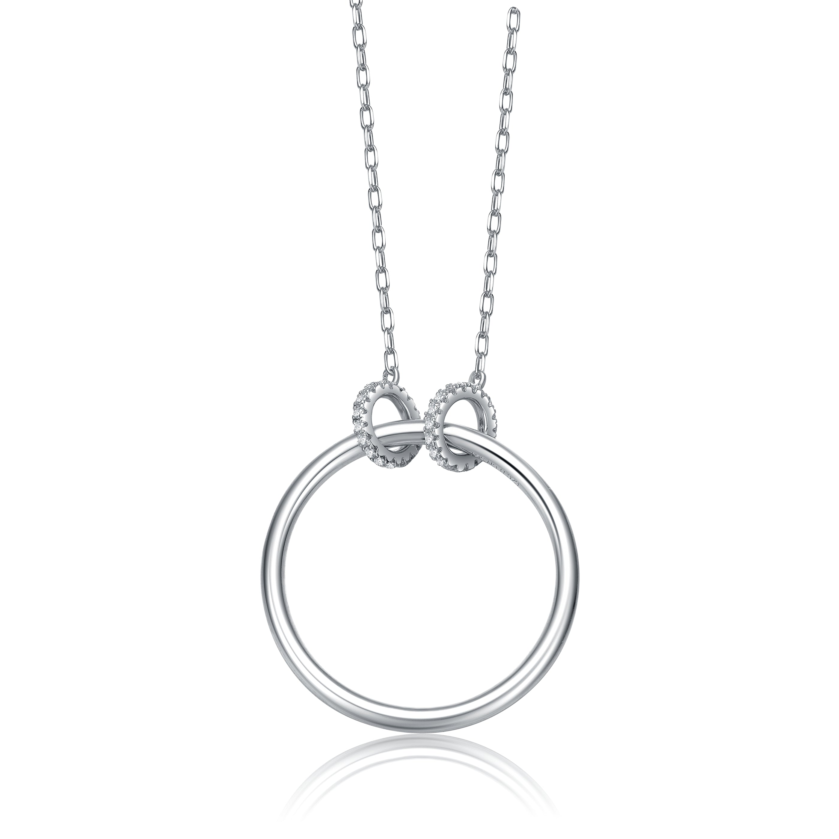 Triomphe Triple Circle Necklace GENEVIVE