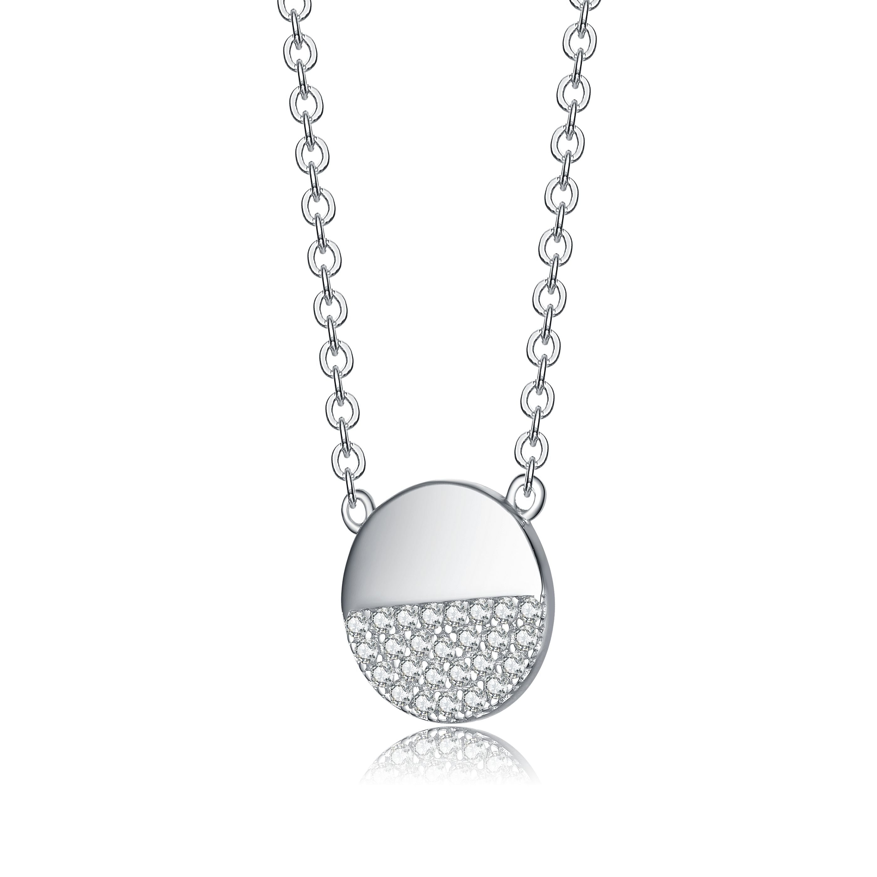 Camille Semi-Circle Pendentif Necklace GENEVIVE