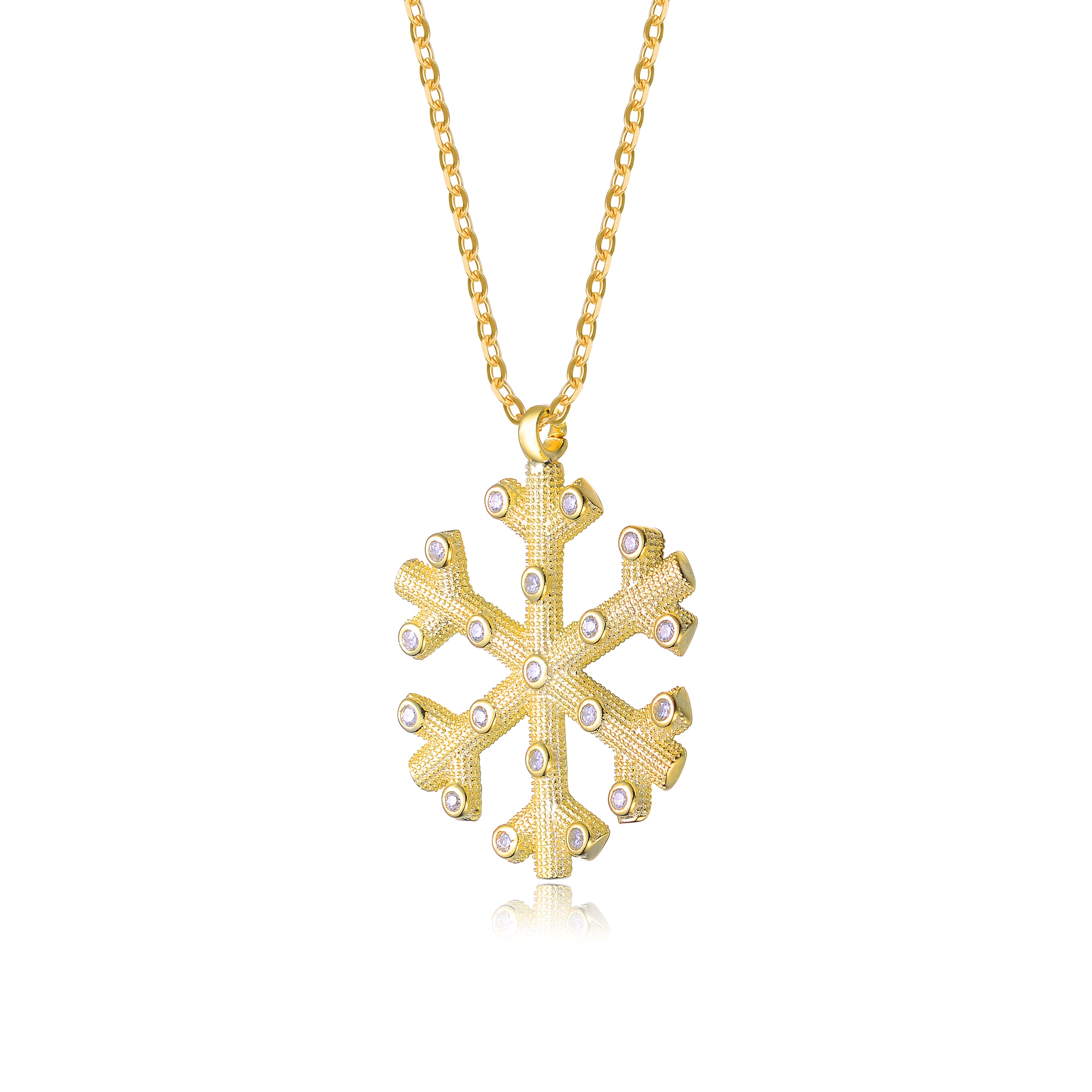 Champery Snowflake Pendant Necklace GENEVIVE