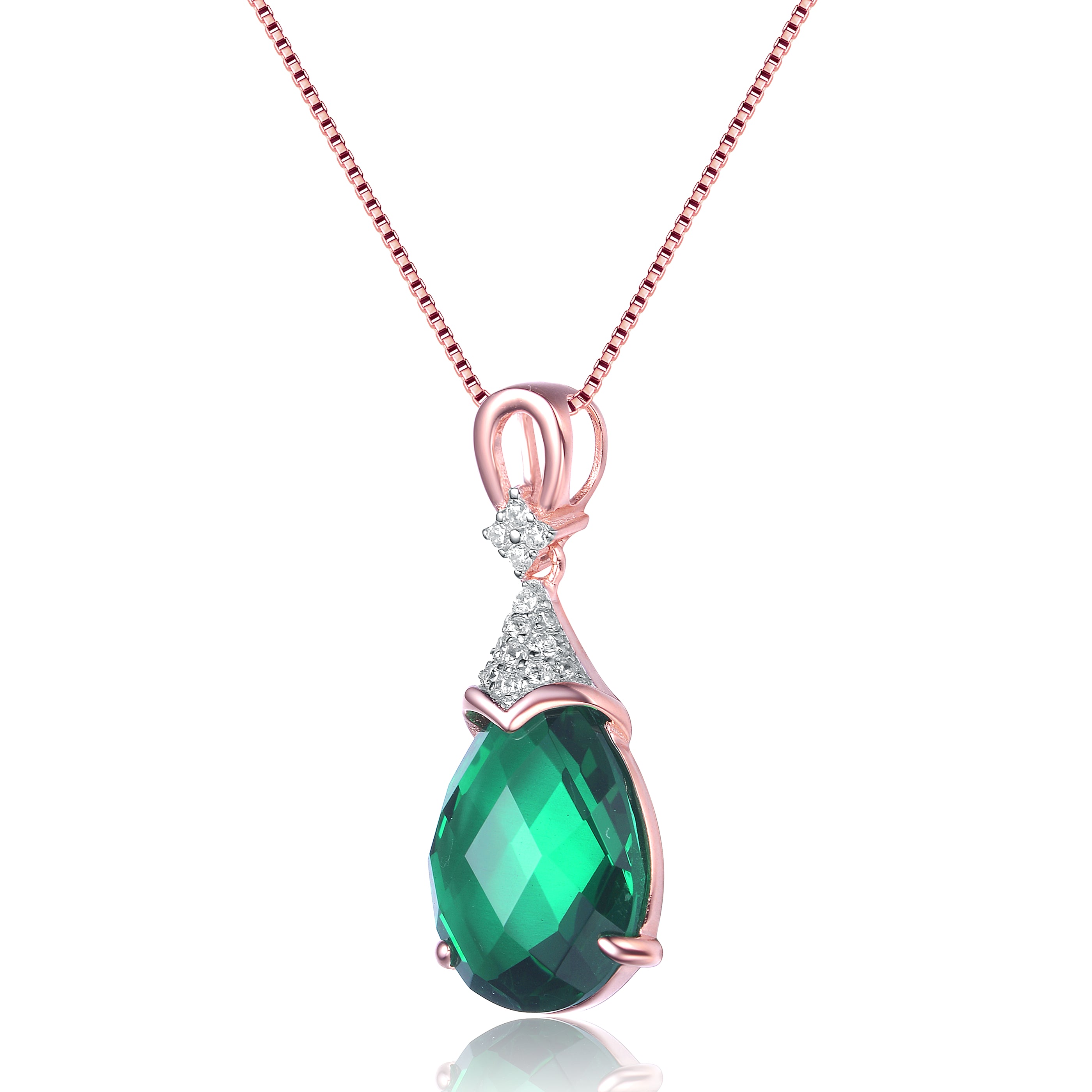 Constance Nouveau Teardrop Necklace GENEVIVE