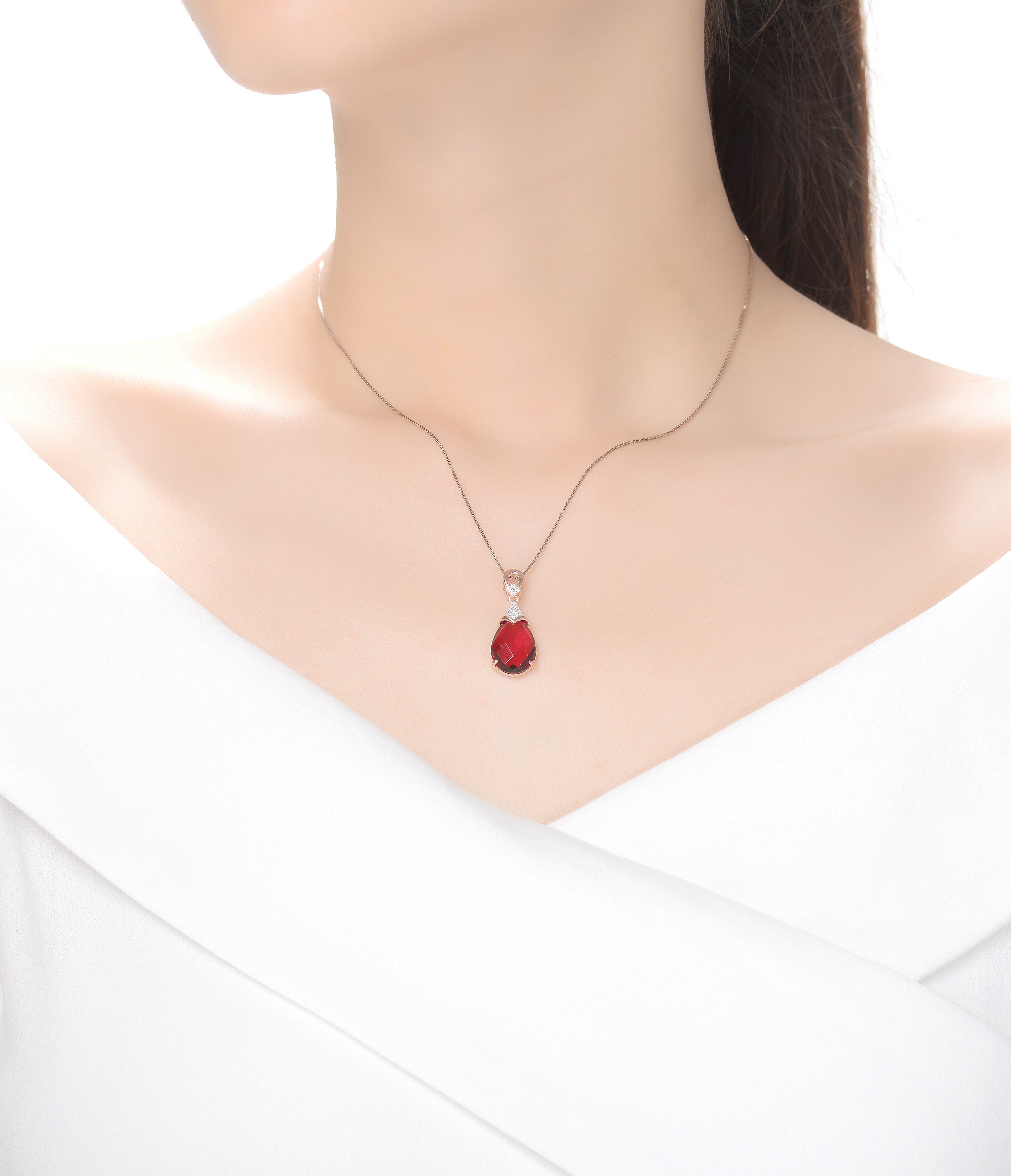 Constance Nouveau Teardrop Necklace GENEVIVE