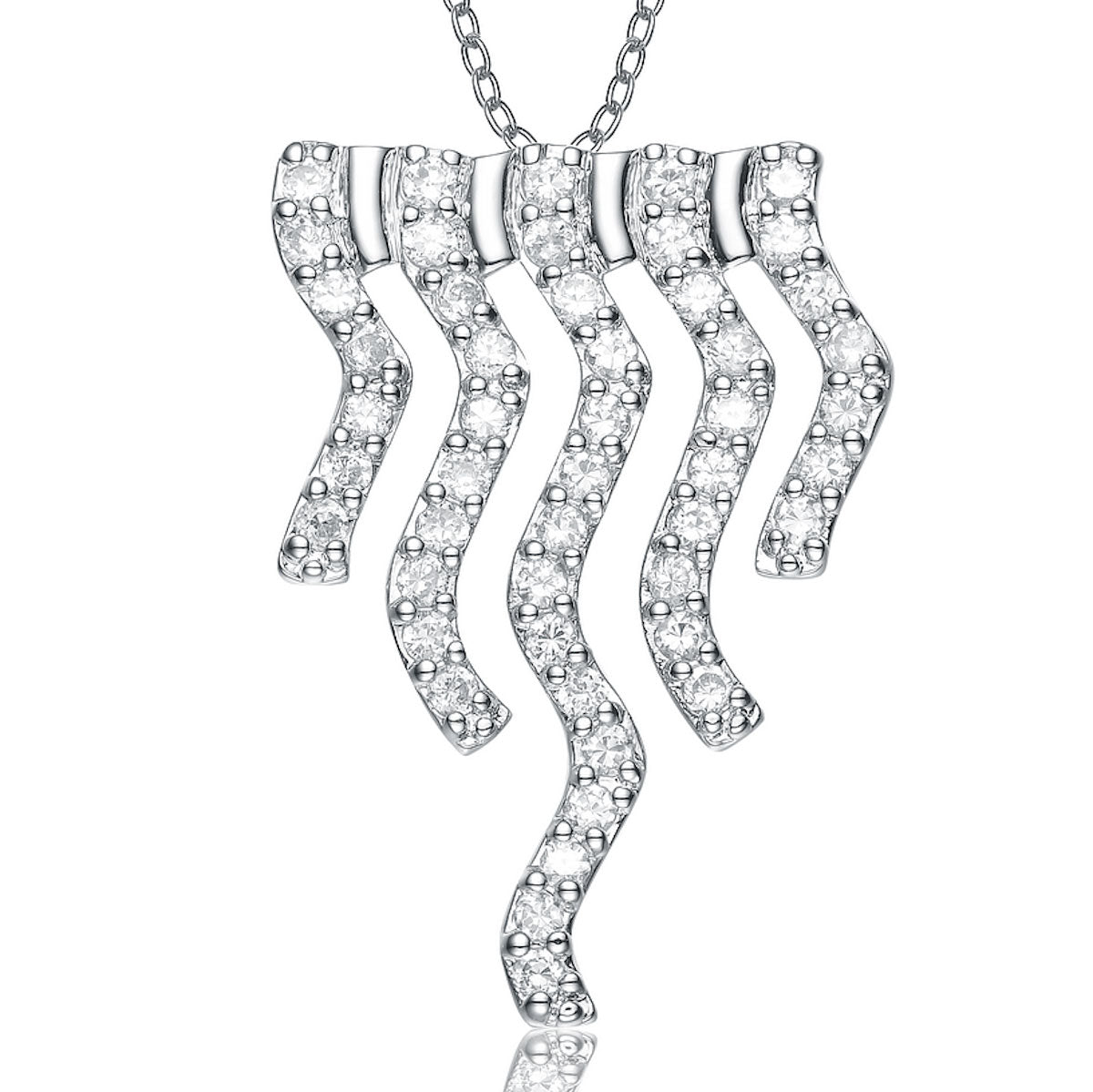 Fabienne Zig Zag Necklace GENEVIVE