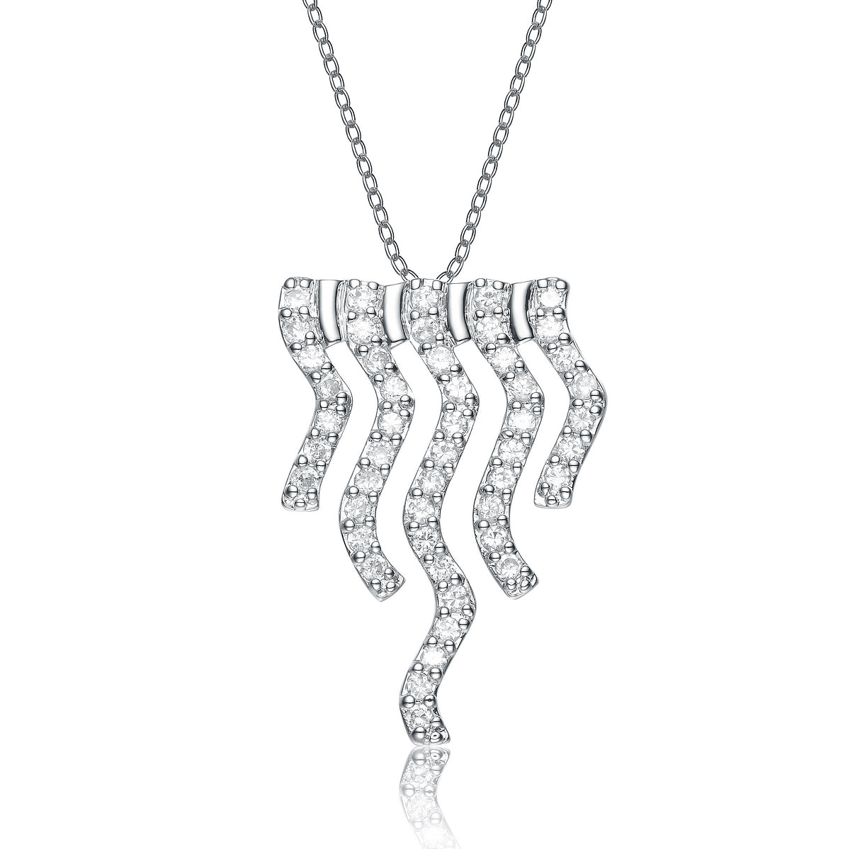 Fabienne Zig Zag Necklace GENEVIVE