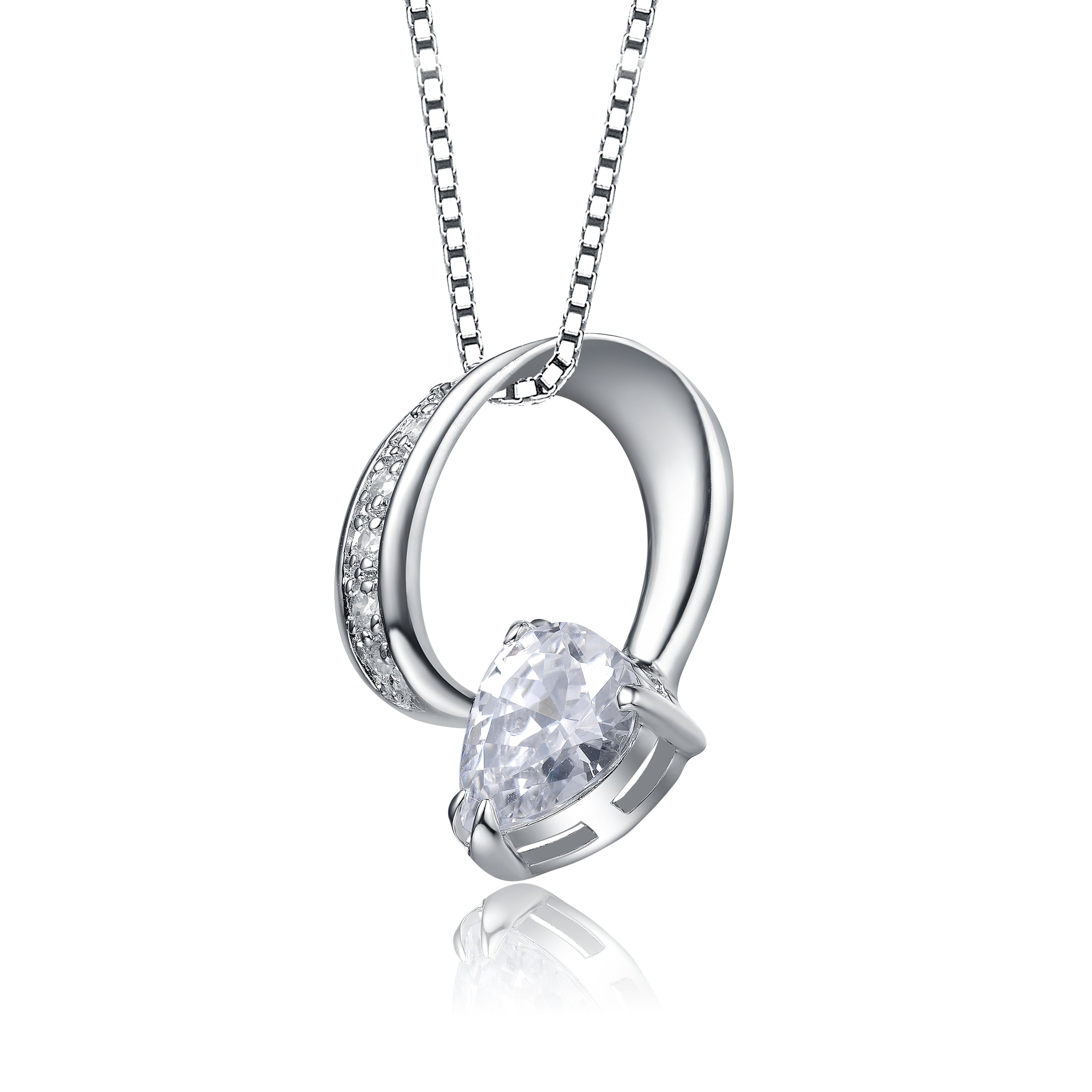 Étoile filante Loop Pendant Necklace GENEVIVE