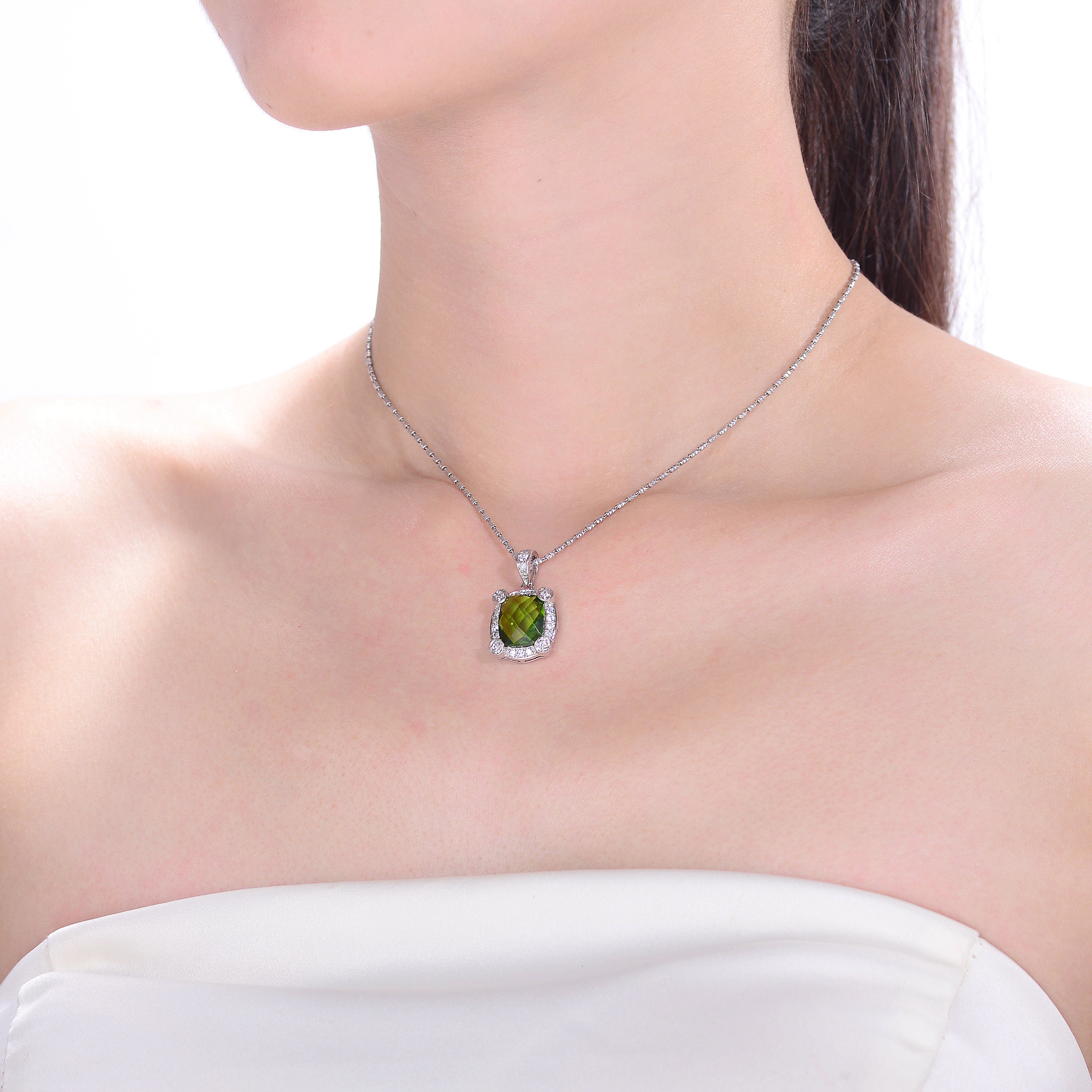 La Scene Cubic Zirconia Necklace GENEVIVE